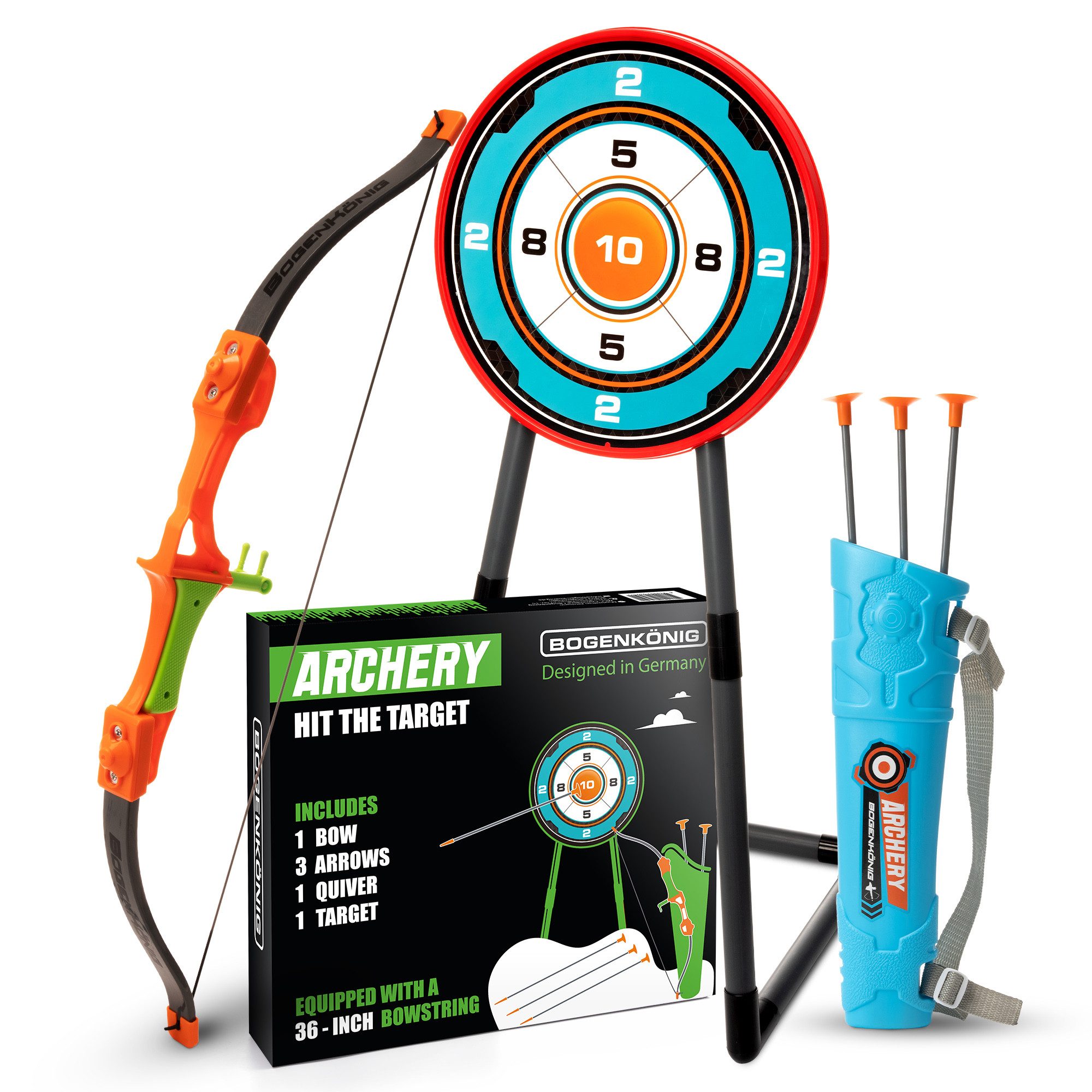 Bogenkönig Kinderbogenset Pfeil und Bogen Kinder Spielzeug Set