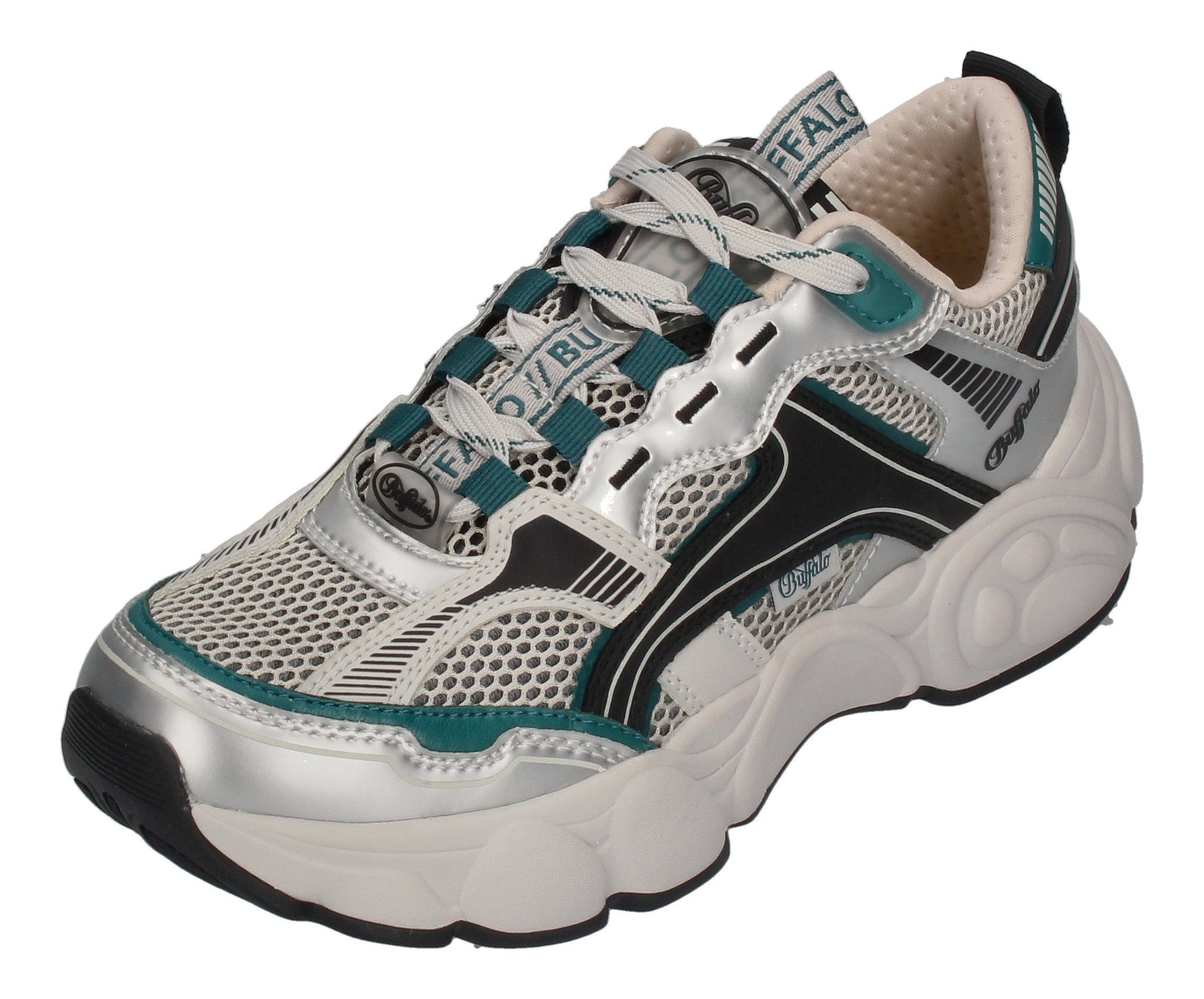 Buffalo CLD Run Sneaker silver black petrol