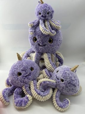 soma Kuscheltier Krake Plüsch Spielzeug Octopus Kuscheltier Cartoon Oktopus Lila 70 cm (1-St), Super weicher Plüsch Stofftier Kuscheltier für Kinder zum spielen