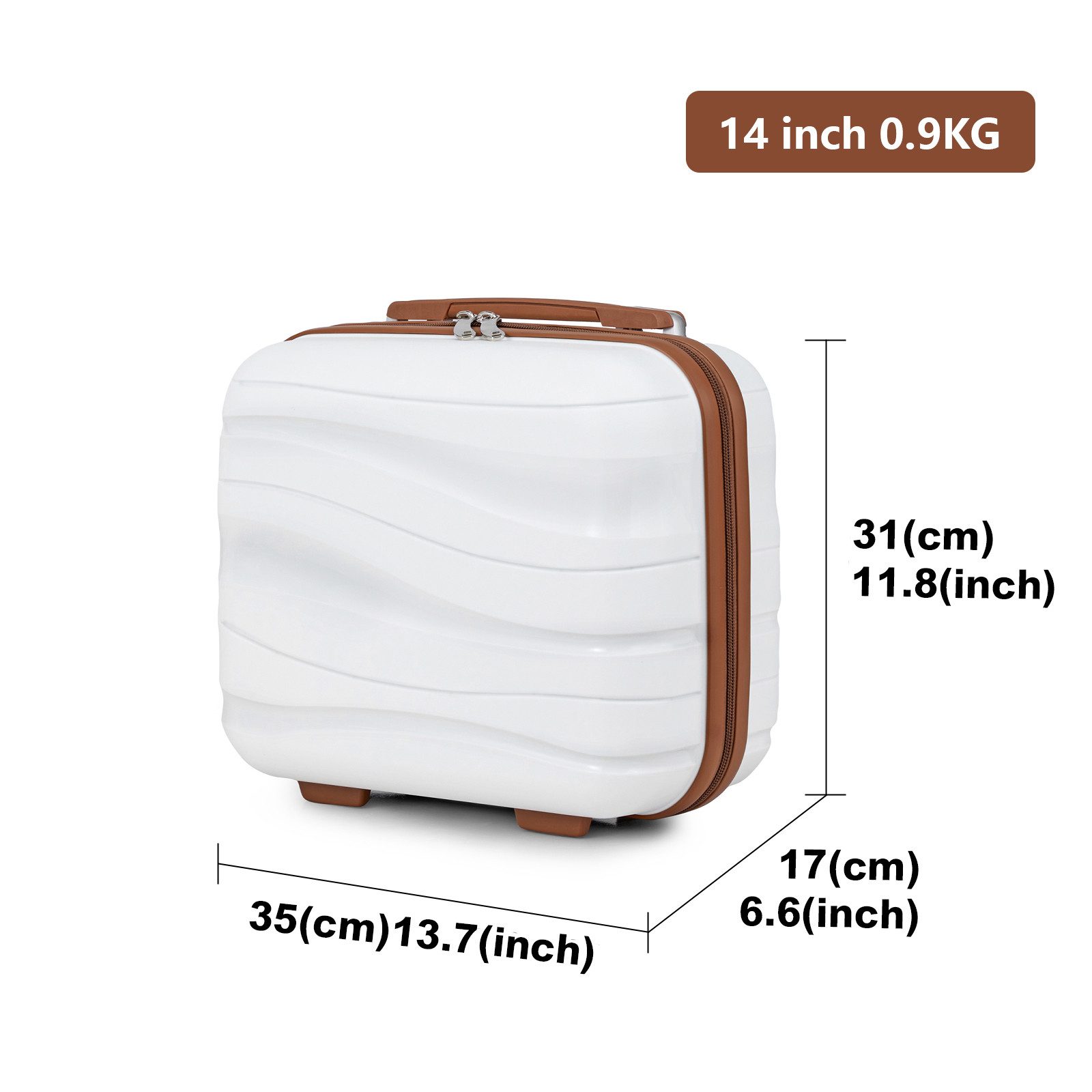 KONO Handgepäck-Trolley Leicht Hartschalenkoffer Reisekoffer mit günstig online kaufen