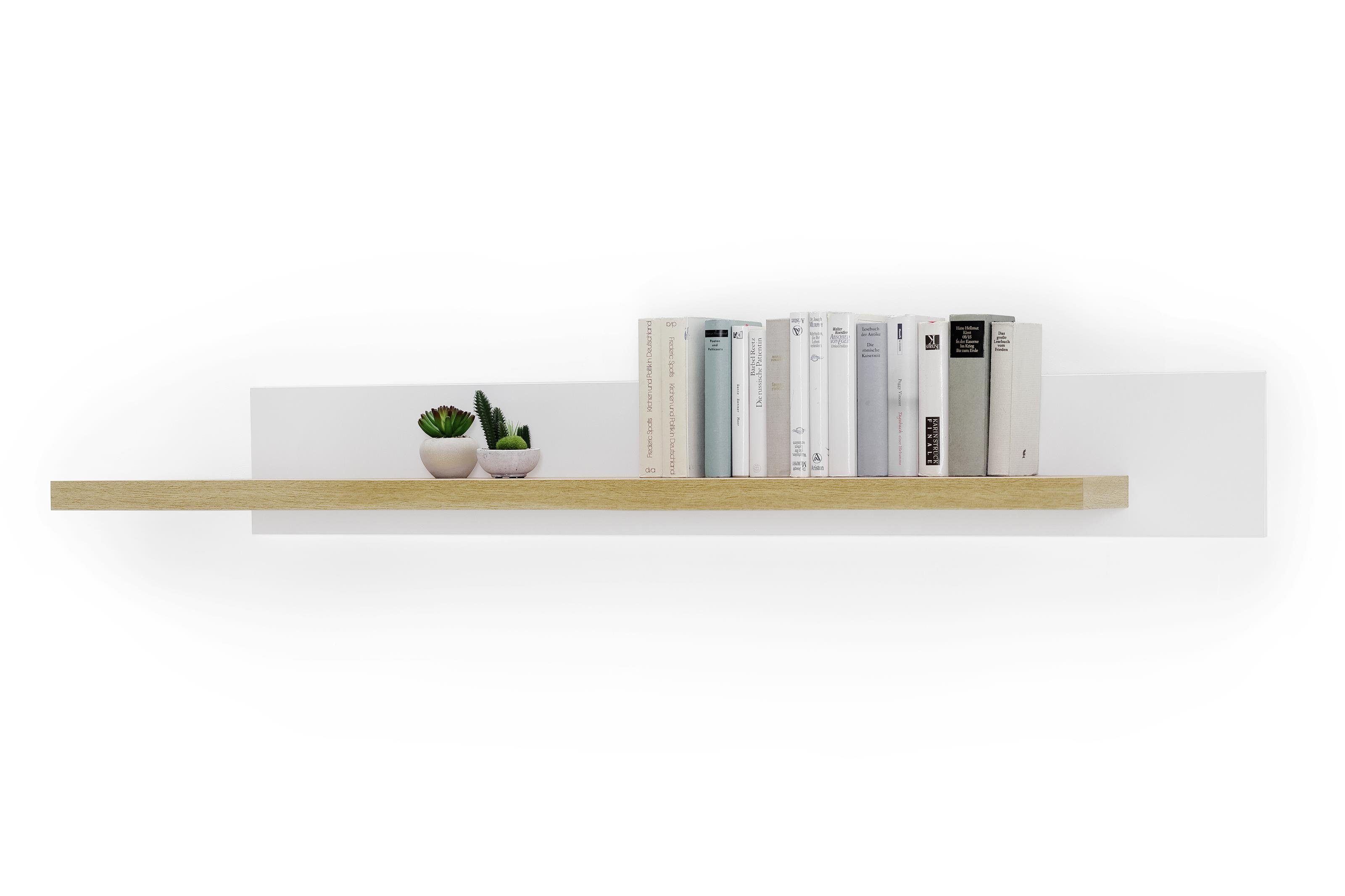 möbelando Wandboard Chalki, 175 x 22 x 26 cm (B/H/T)