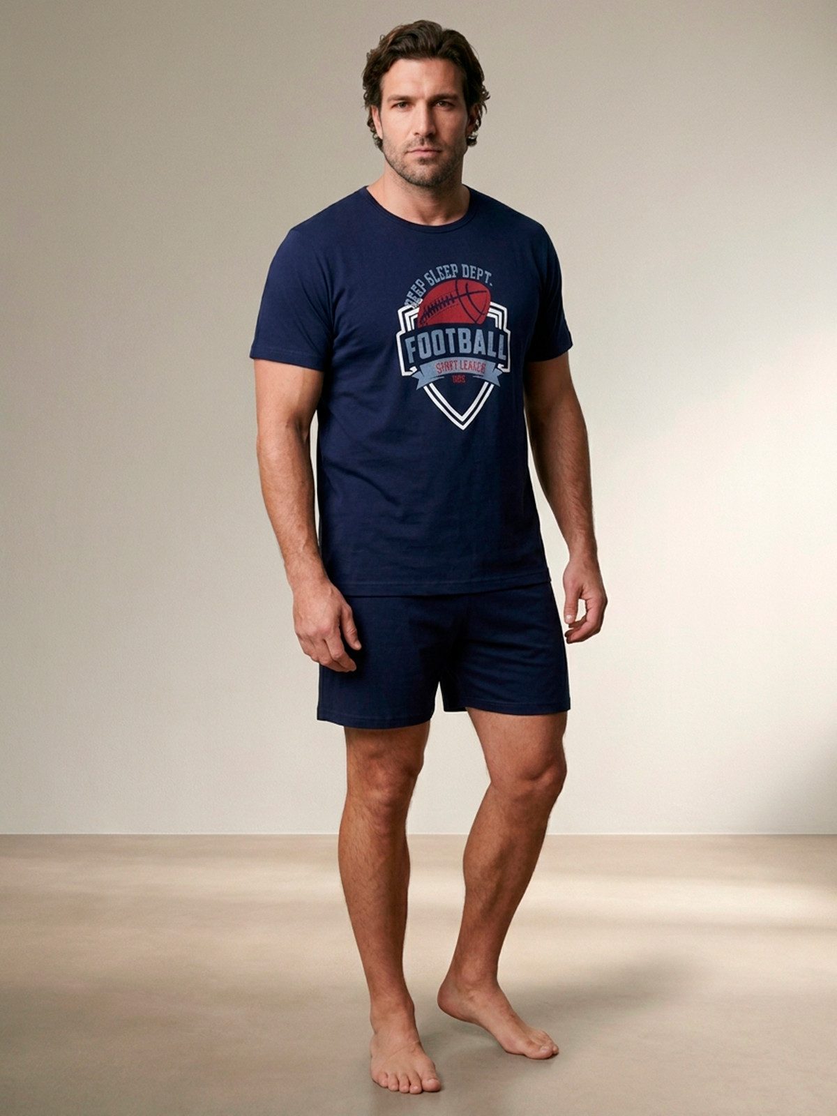 Henry Terre Shorty Pyjama Set Shorty - Paul Football günstig online kaufen