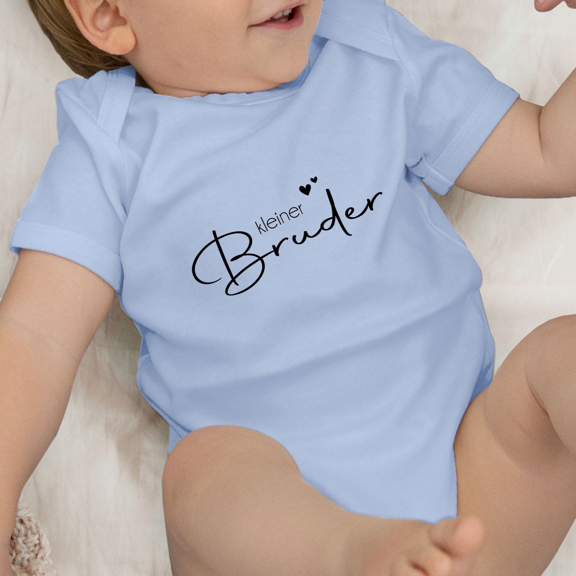 - Bruder Brother 1 Shirtbody Kleiner Babyblau Little Bruder Kleiner Shirtracer