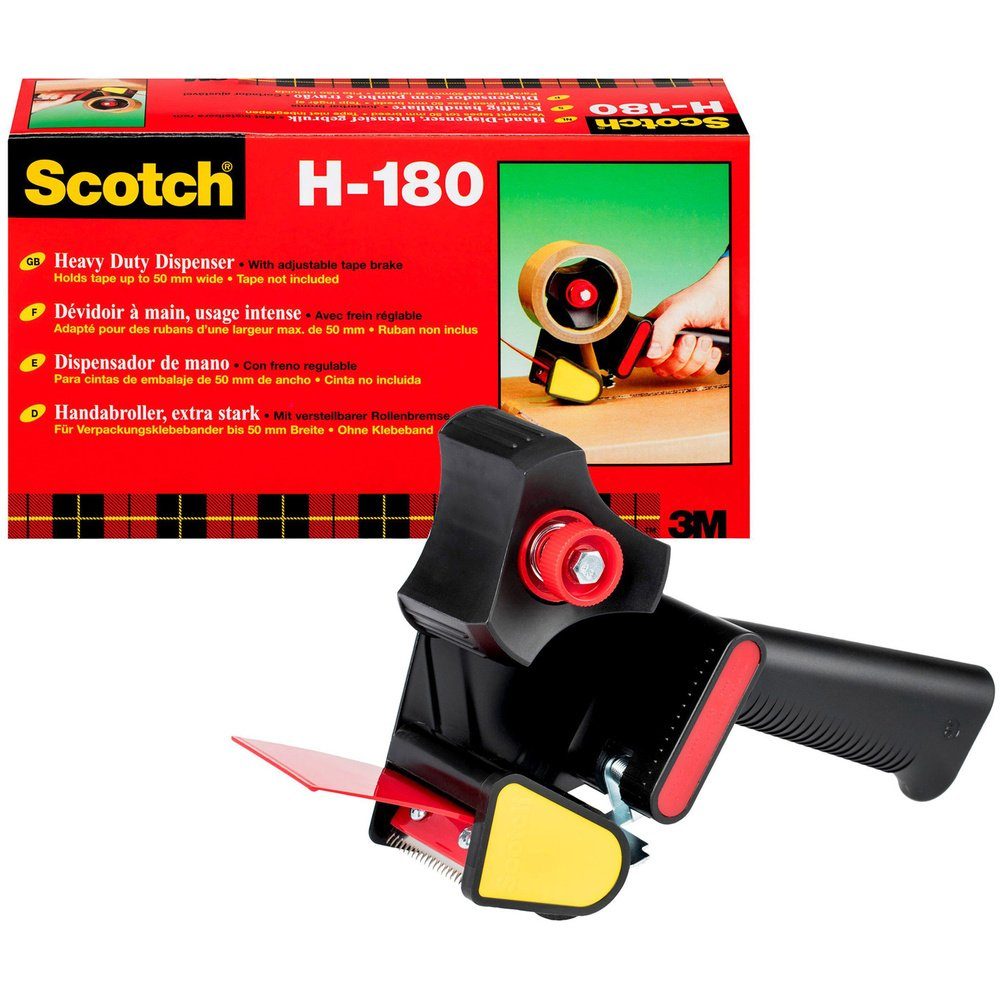 SCOTCH Klebeband Scotch H180 Klebeband-Abroller Grau günstig online kaufen