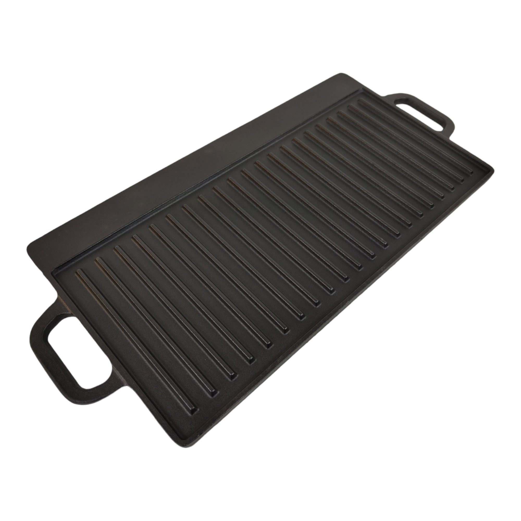 sesua Grillplatte Grillplatte Wendeplatte Gusseisen 50x23,5x1,5cm Grill Backofen Herd (1-St)