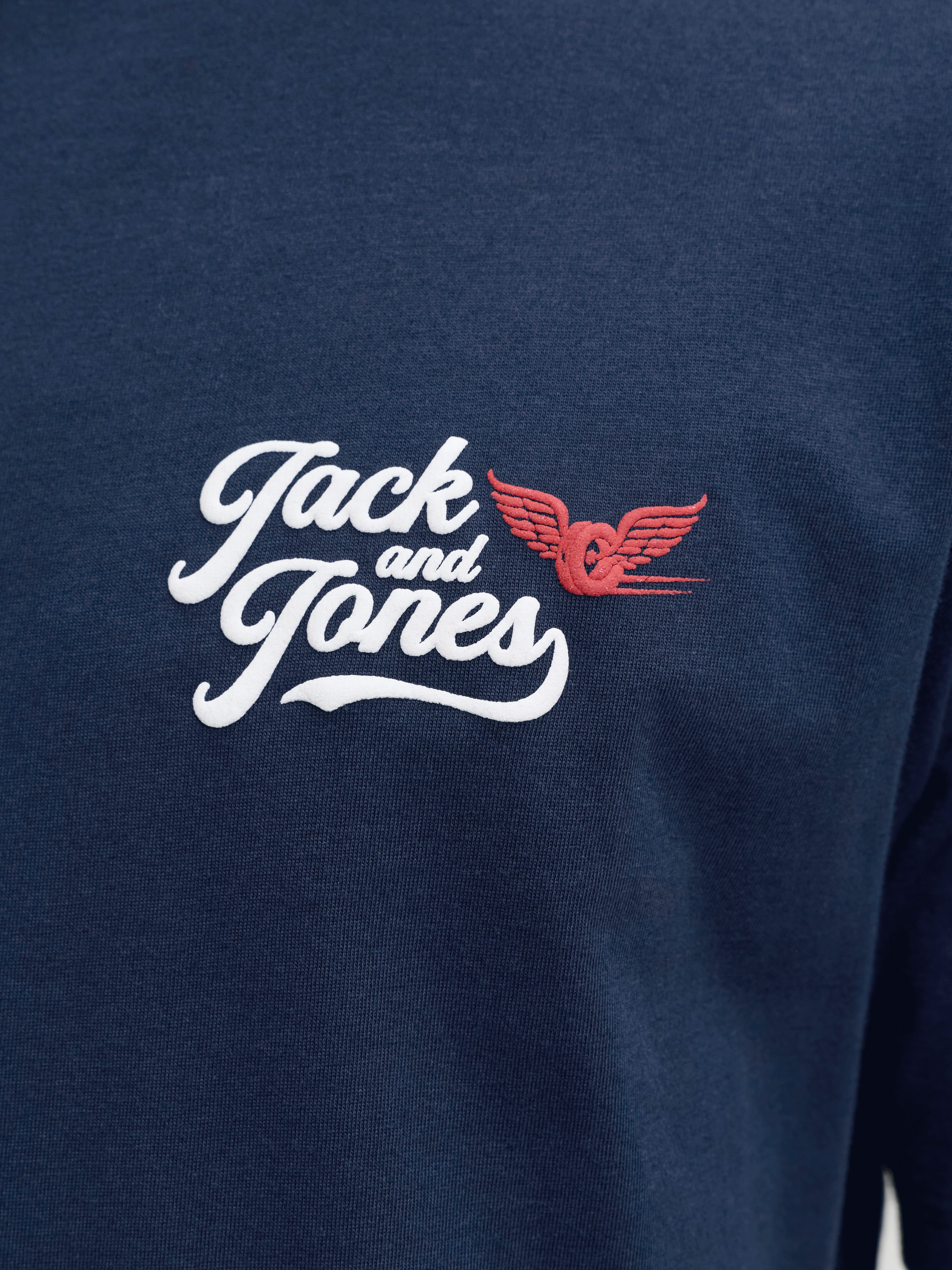 Jack & Jones T-Shirt JJLEGEND TEE SS CREW NECK Baumwolle, locker geschnitten – Bild 4 von 5