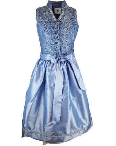 Isar-Trachten Dirndl Jugend Dirndl 'Marei' 43674, Hellblau