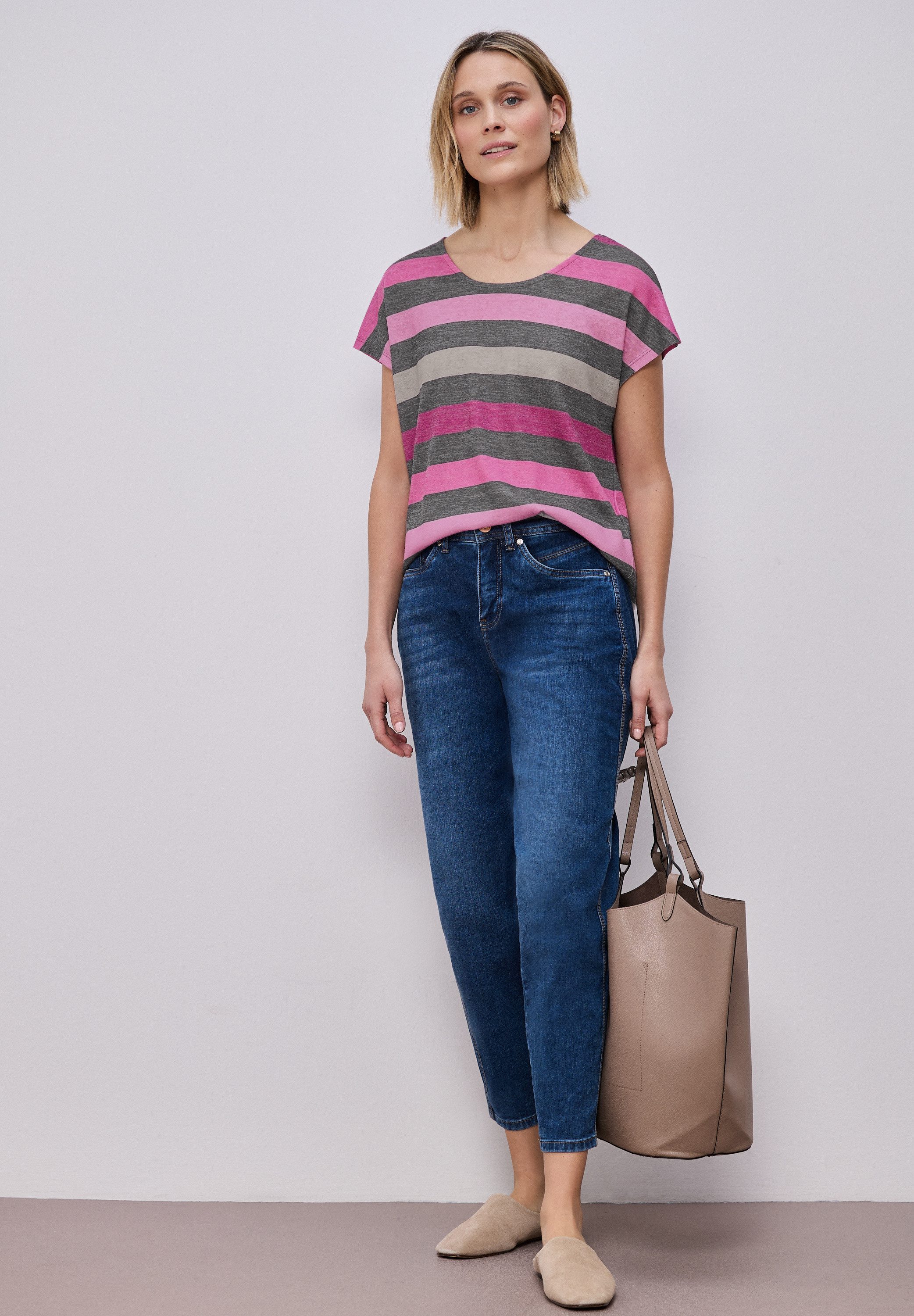 STREET ONE Shirttop mit Streifen Muster – Bild 4 von 5