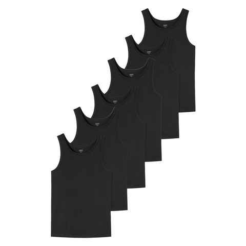 uncover by SCHIESSER Unterhemd 6er Pack Basic (Spar-Set, 6-St) Unterhemd / Tanktop - Baumwolle - Unterhemden mit perfekter Passform