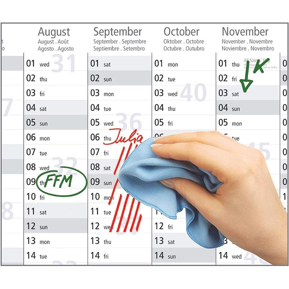 STAEDTLER Wandkalender Jahresplaner Lumocolor 2024, 84 x 60 cm abwischbar wiederverwendbar