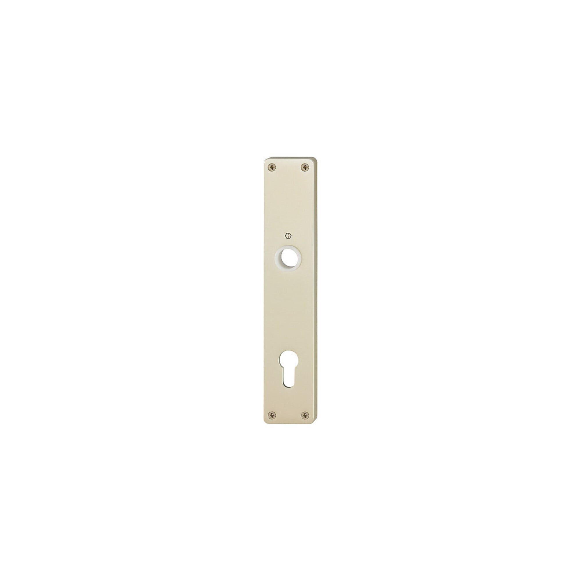HOPPE Rosette Hoppe Langschild-Paar 202H F2/neusilberfarbig F2 PZ 92mm