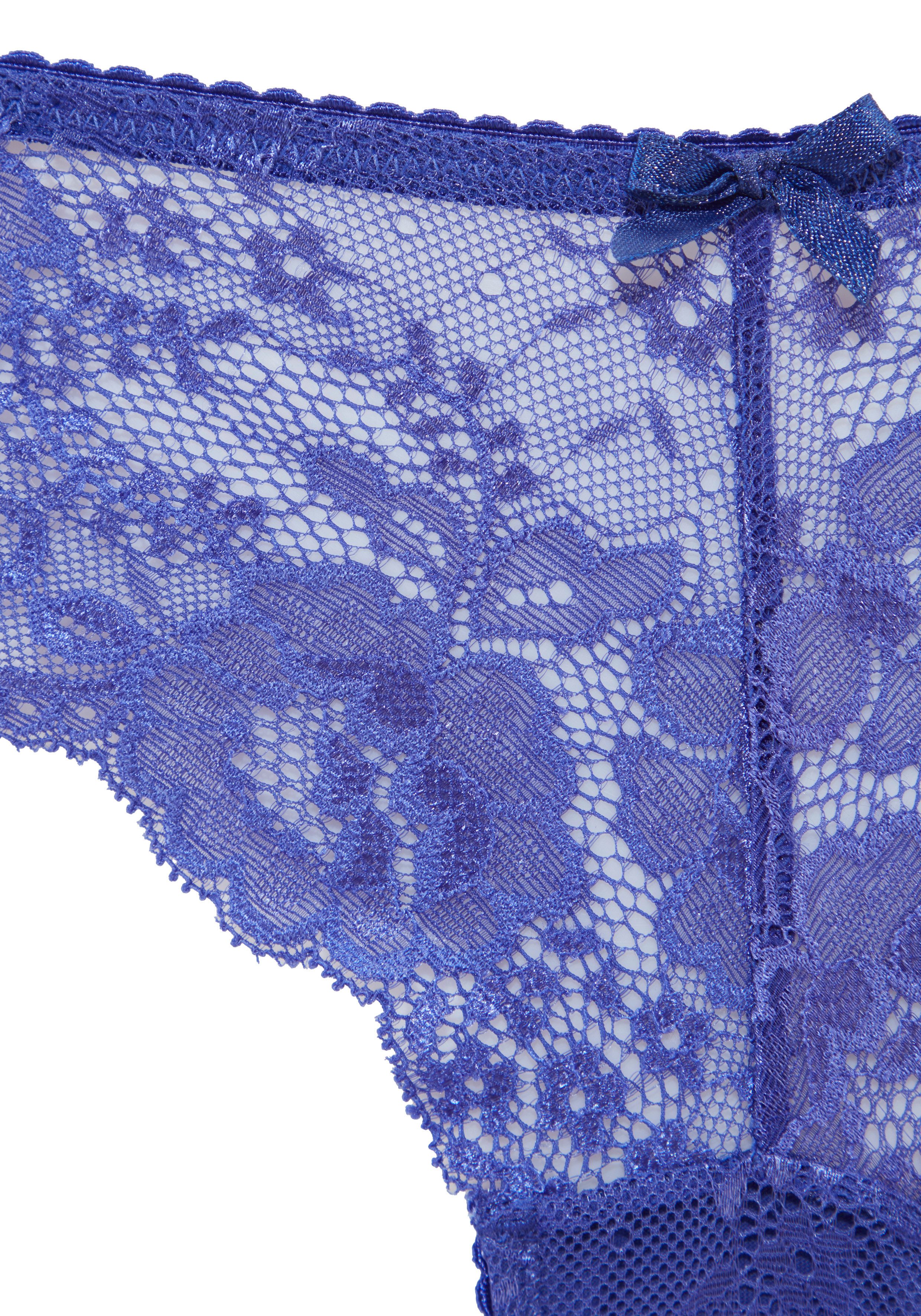 LASCANA String aus schöner Vollspitze und Schleife – Bild 4 von 5