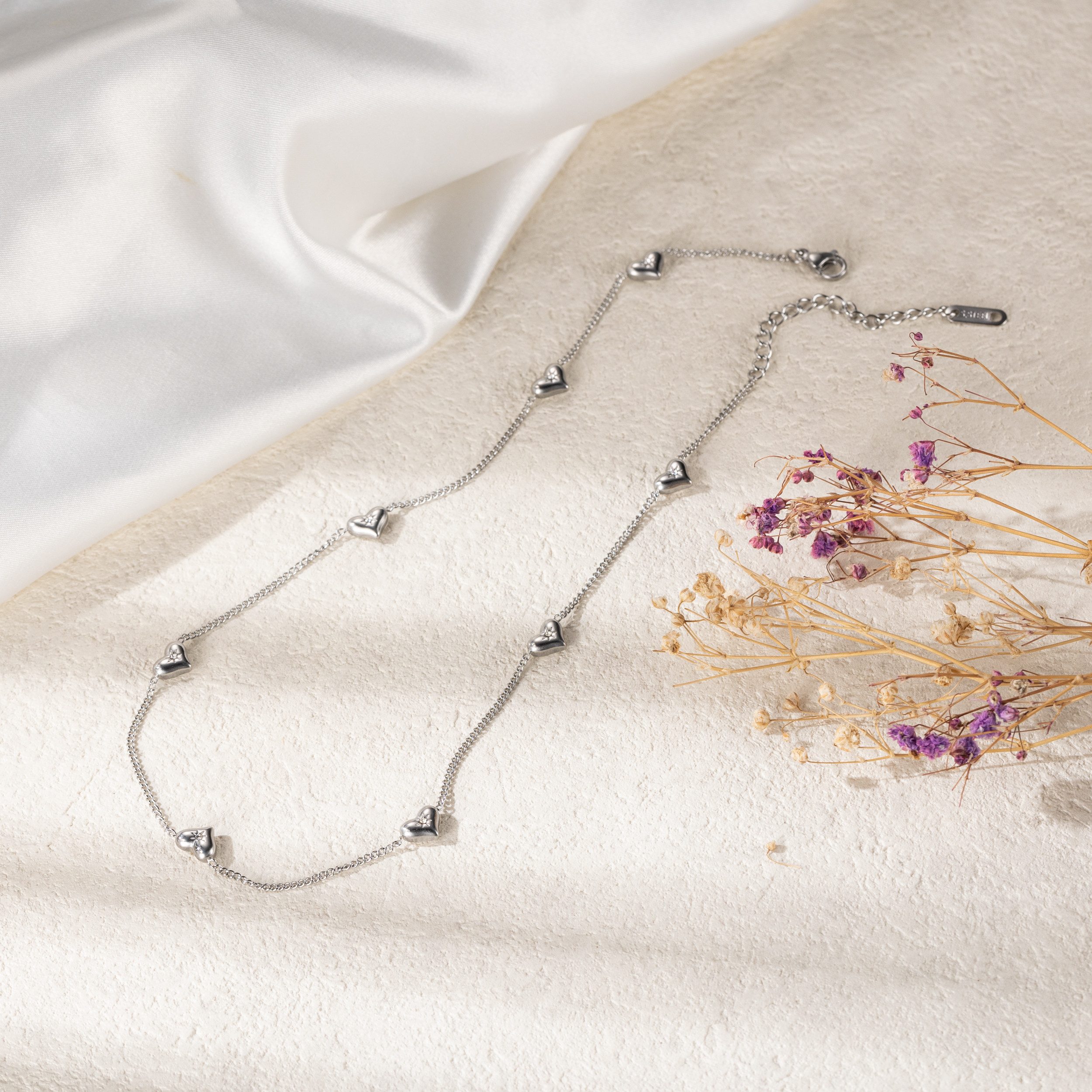 RAIKOU Edelstahlkette LOVE DIAMOND Edelstahl Halskette günstig online kaufen