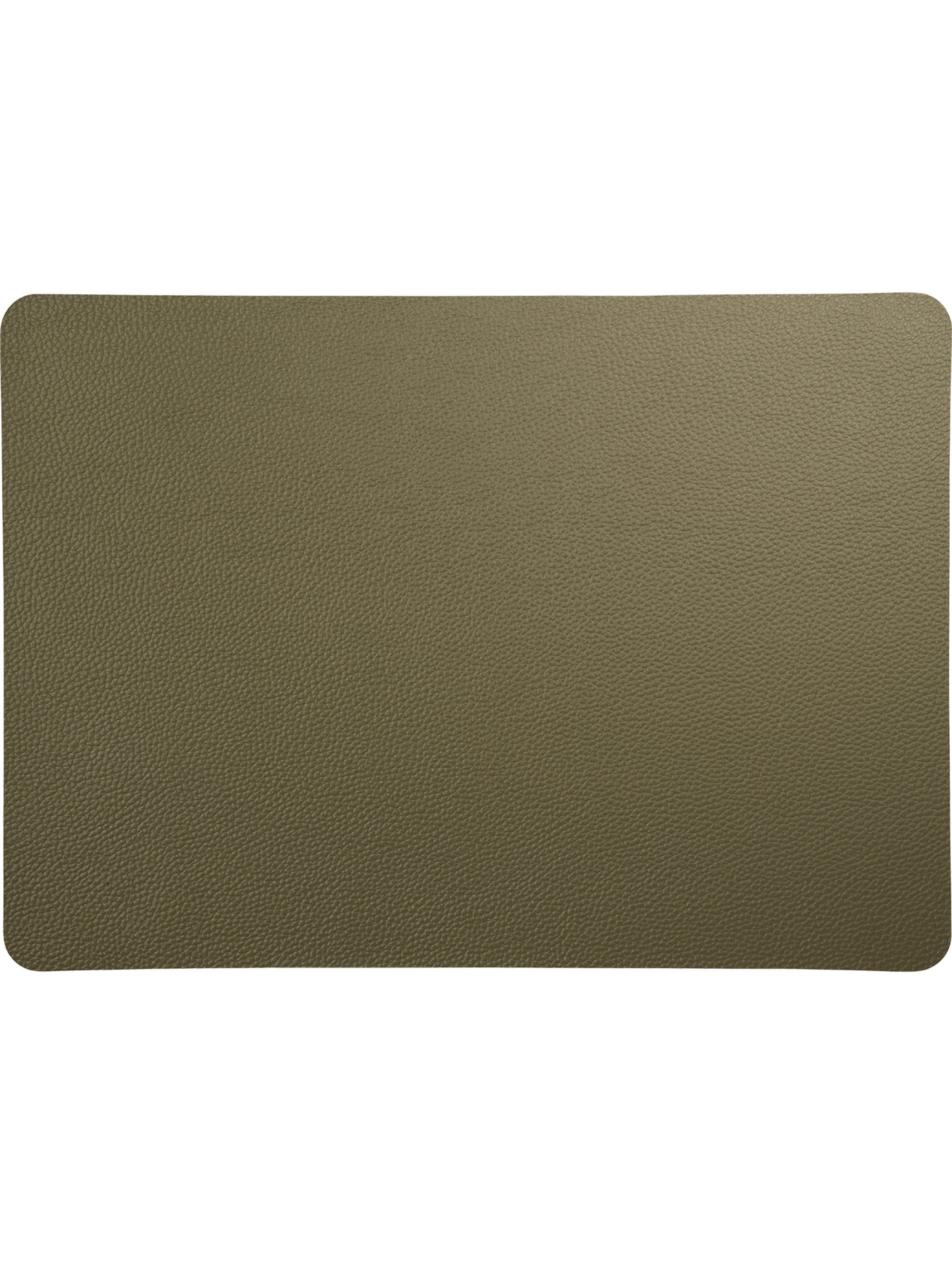 ASA SELECTION Platzset Tischset aus PVC in Lederoptik 46 x 33 cm, (1-St), abgerundete Ecken