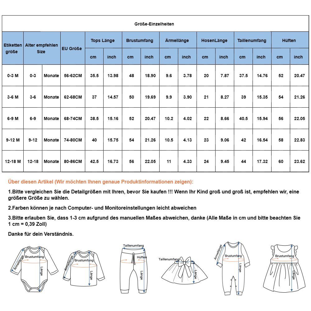 LAPA Baumwolle Shorts & Baby-Strampler 2-tlg) Shirt Sommerlicher aus Blau (Set, Shorts und