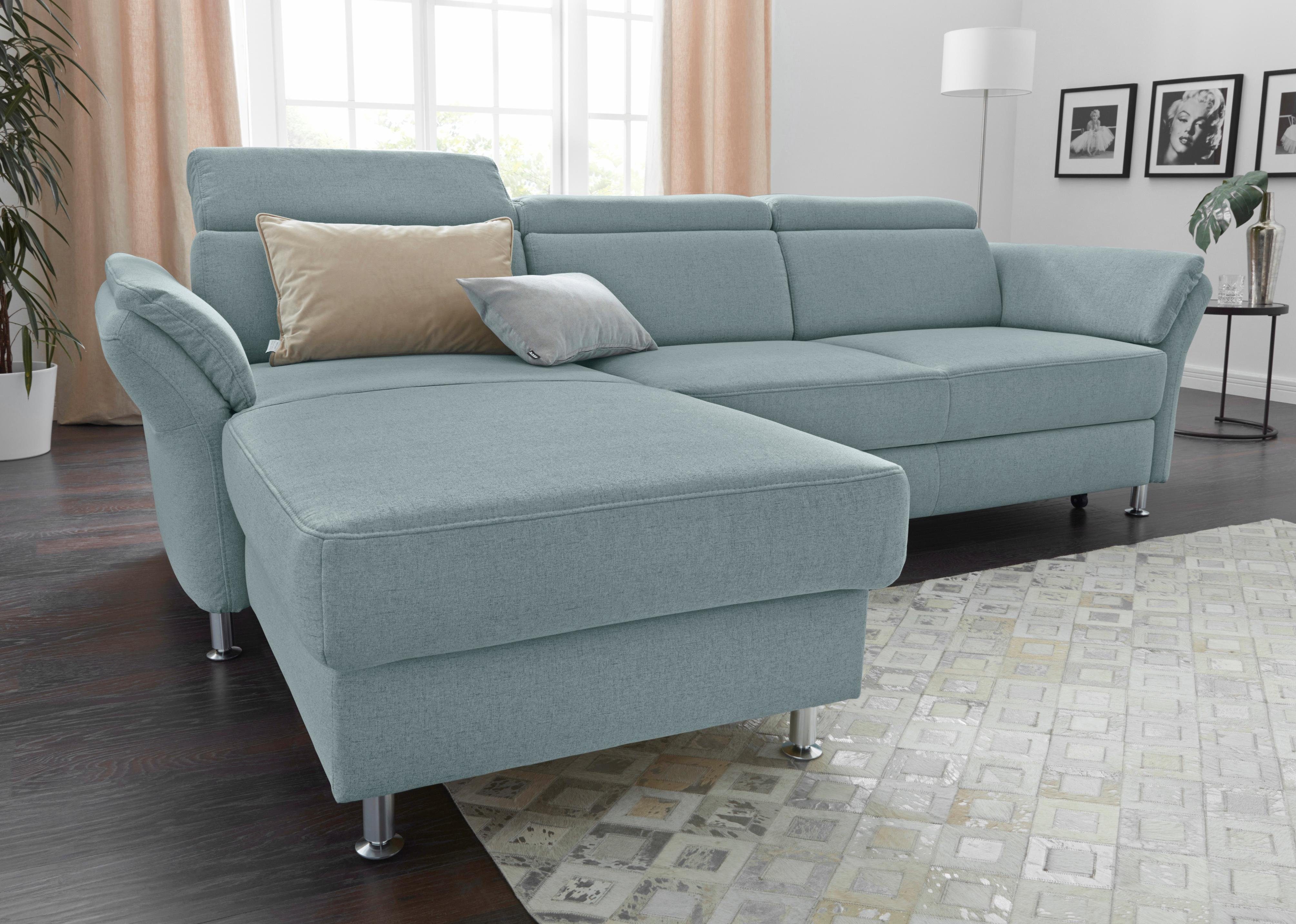 sit&more Ecksofa "Avignon L-Form" Kopfteilverstellung, wahlweise mit Bettfu günstig online kaufen