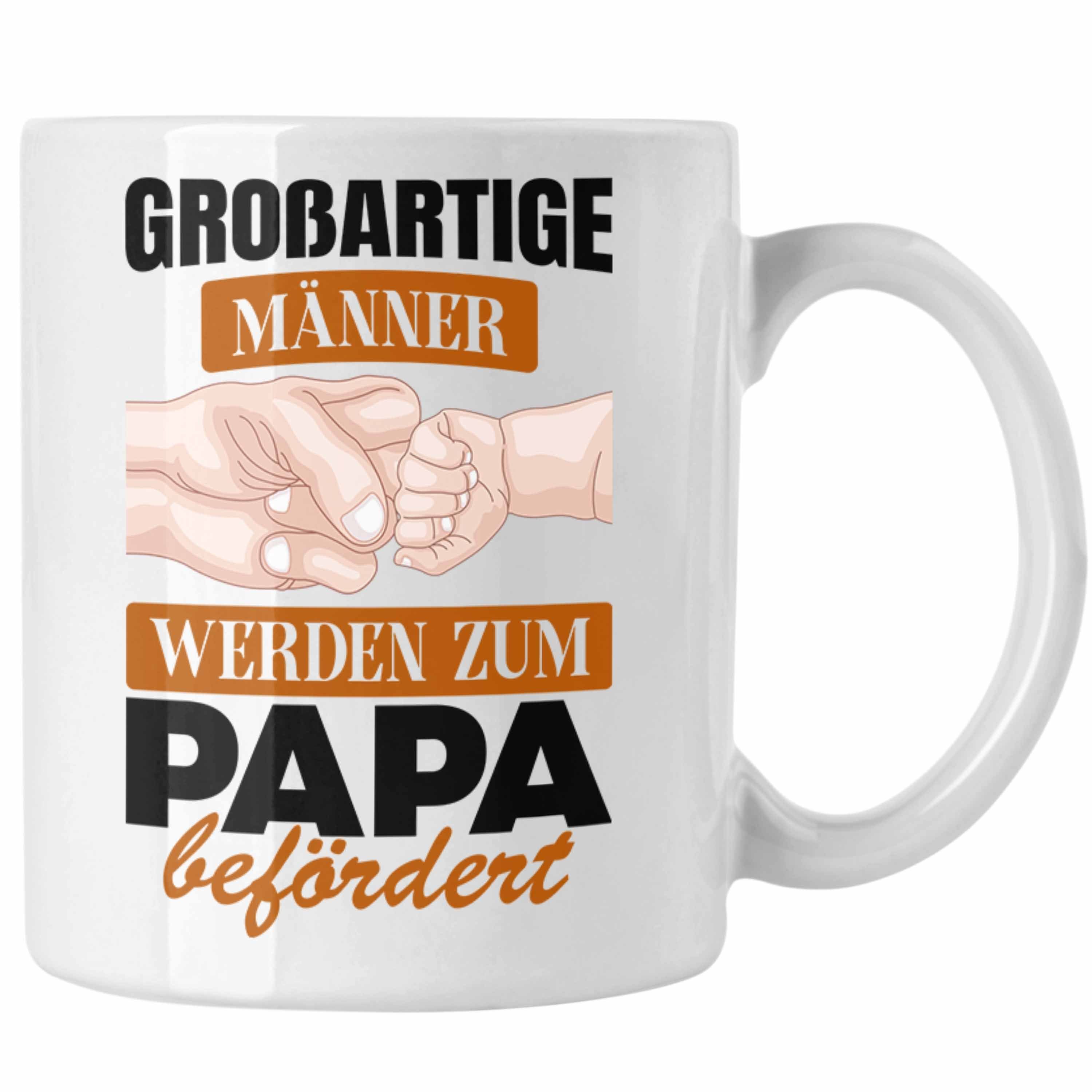 Wirst Trendation Weiss Großartige werden - Geschenk Zum Tasse Geschenkidee Trendation Männer Befördert Papa Du Vater Tasse