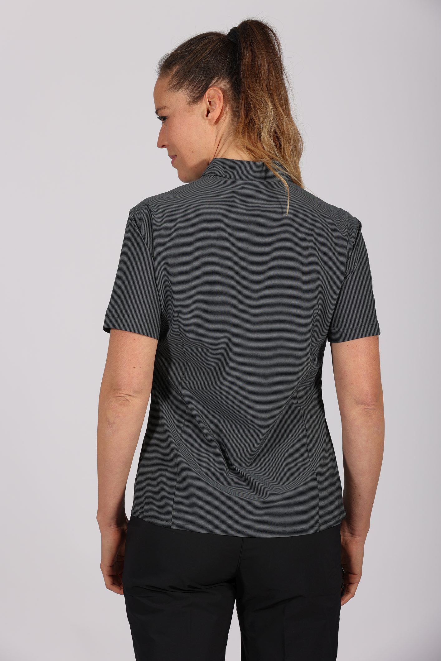 Maul Blusenshirt Halserspitze 5XT - 1/2 Bluse e DARK GREY