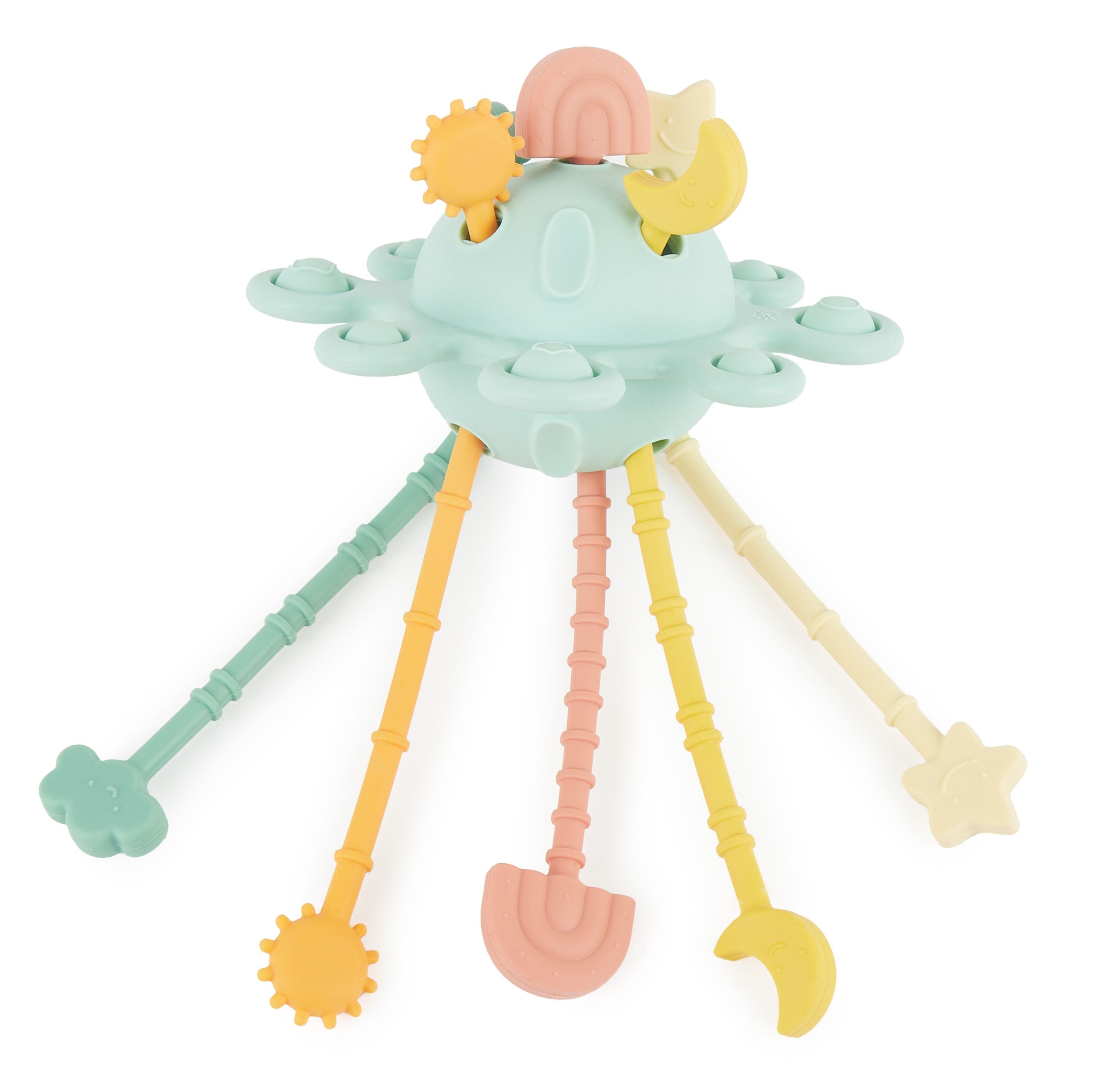BIECO Stapelspielzeug Bieco Silikon Activity Planet Montessori Baby