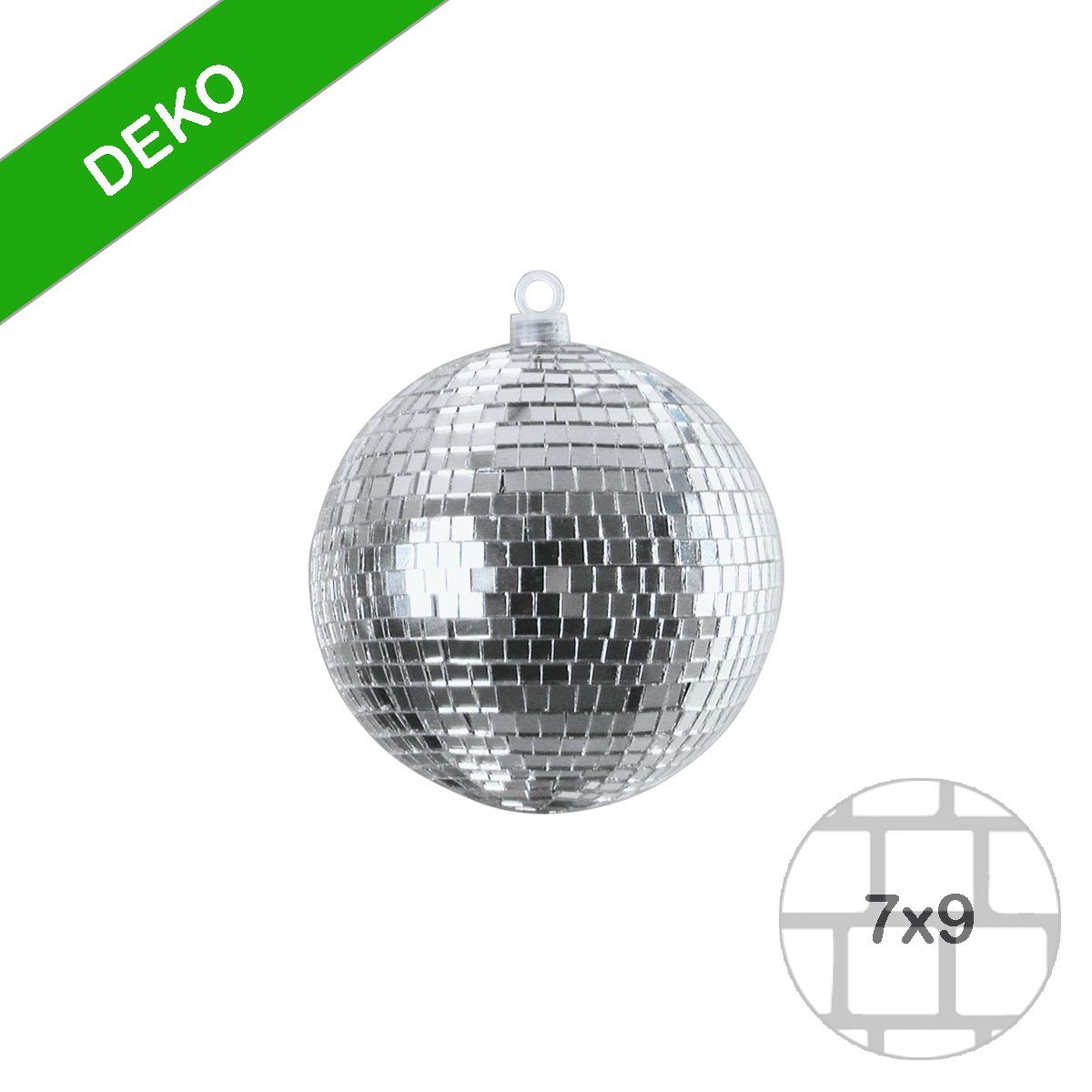 SATISFIRE Discolicht Spiegelkugel 10cm silber Discokugel Mirrorball Party D günstig online kaufen