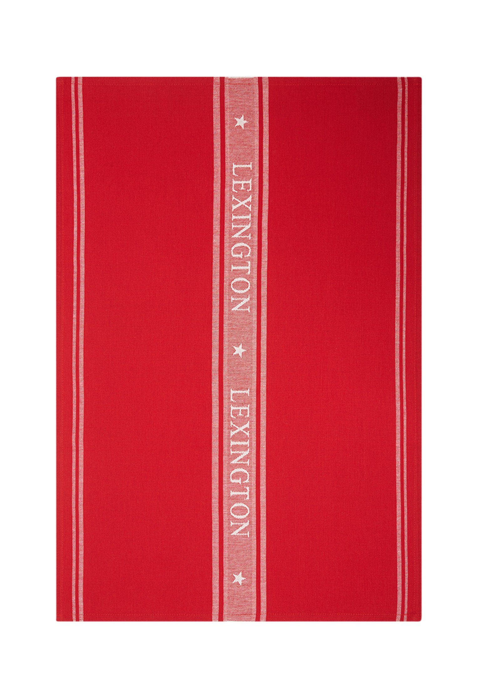 Lexington Geschirrtuch Icons Cotton Jacquard Star red/white