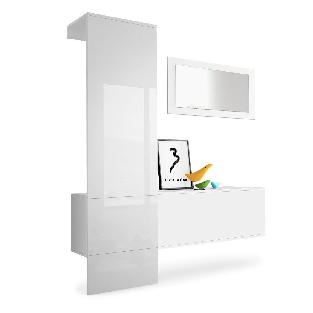 Vladon Garderoben-Set Carlton Set 4, (Wandgarderobe bestehend aus, 1 Paneel günstig online kaufen