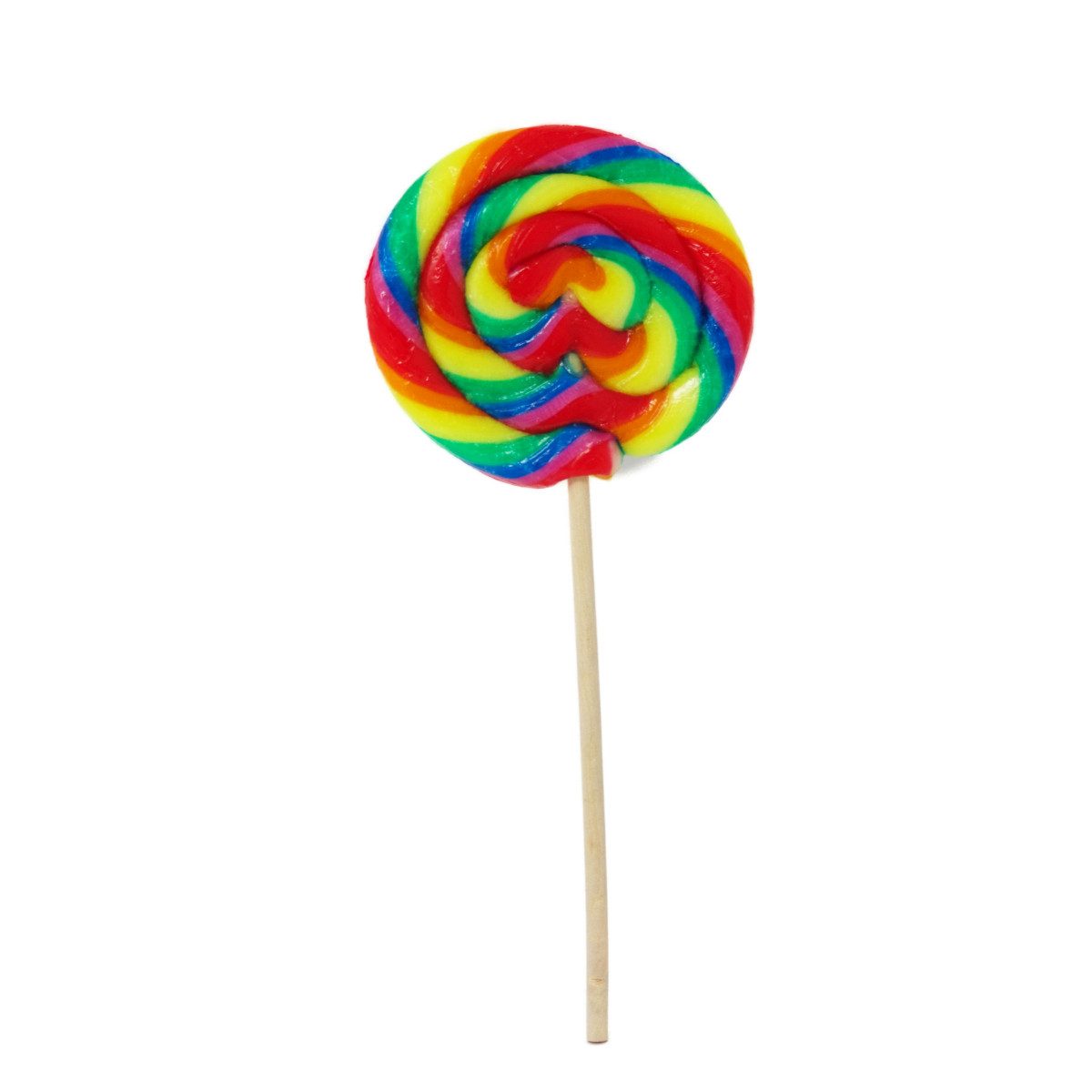 Felko Süßigkeit, Rainbow Spiral Lolly großer Frucht Lutscher bunt fruchtig süß 80g