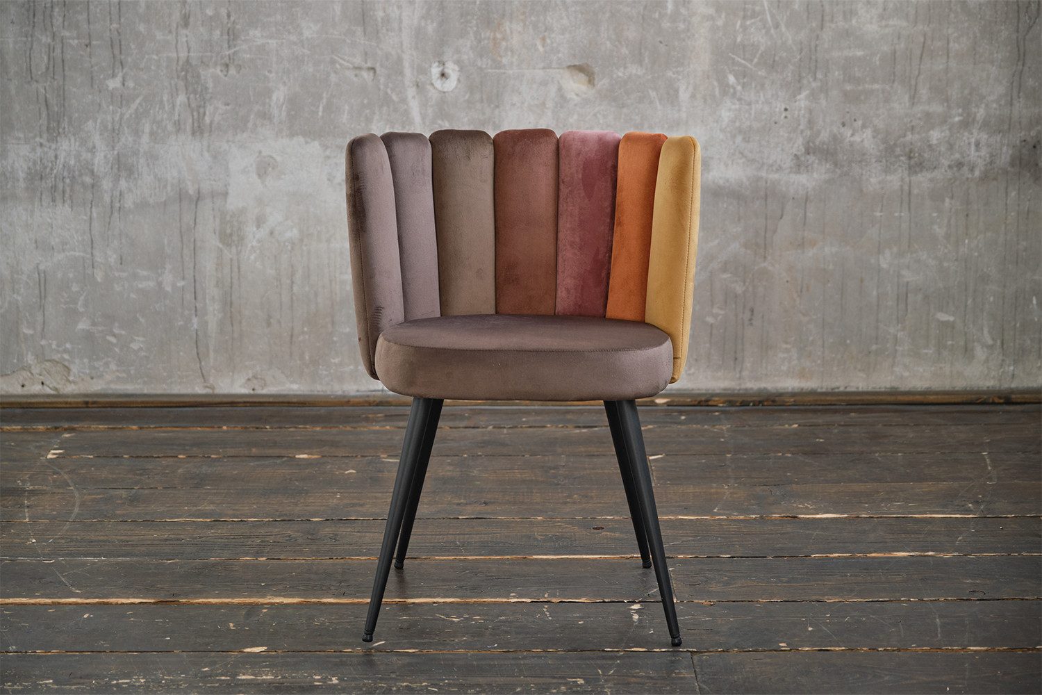 KAWOLA Esszimmerstuhl JADA Polsterstuhl - Bequemer Samt Stuhl - Elegant (1 St), Eleganter Samtbezug. Velvet. Designstuhl. Stabil. Komfortabel