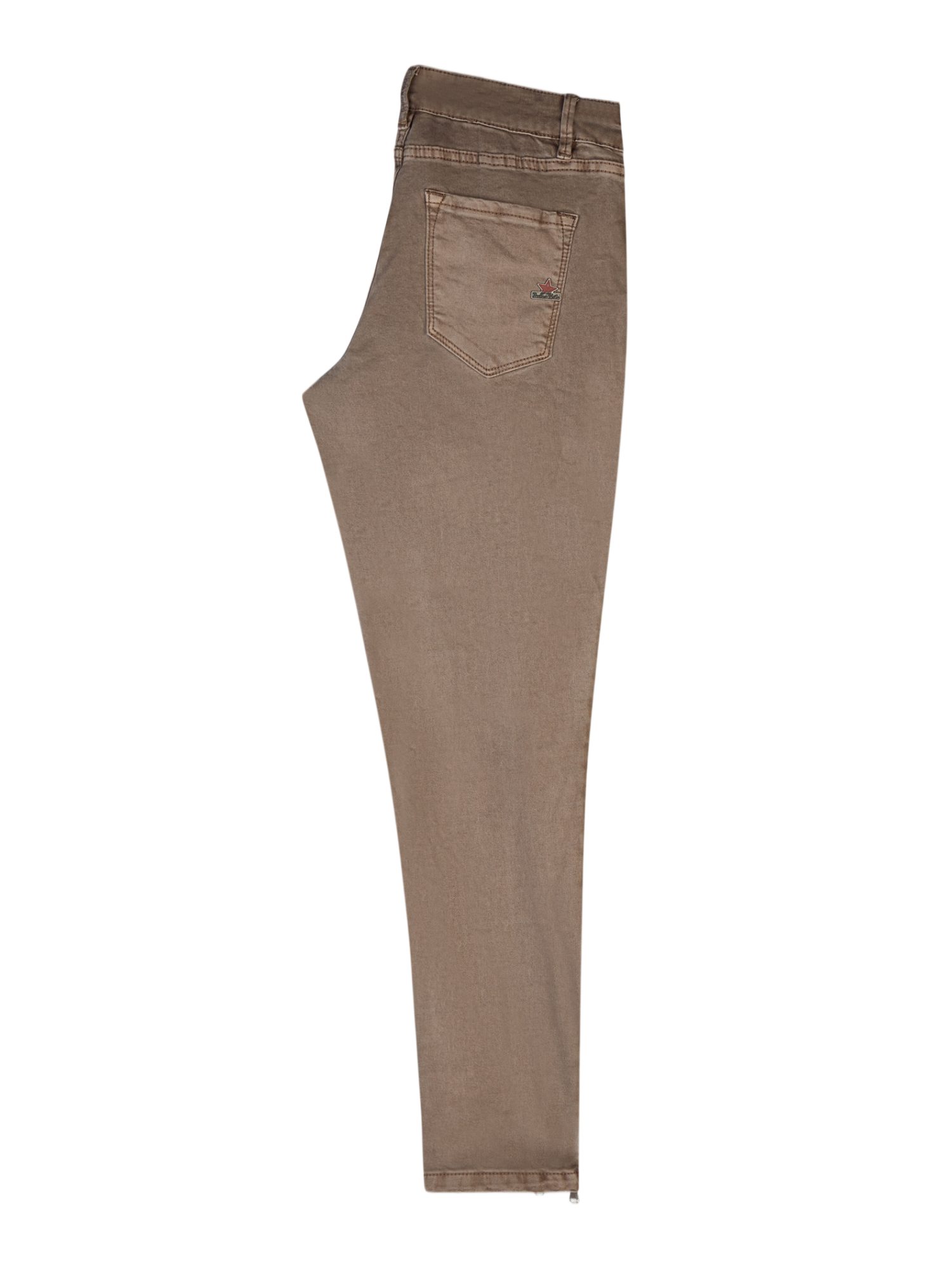 Buena Vista Stoffhose braun, Casual, Baumwolle, Unifarben, Slim Fit, Mittel