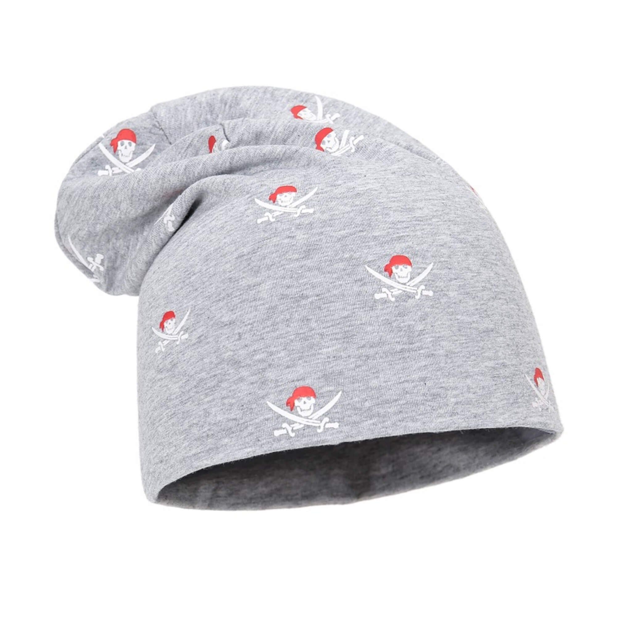 Leoberg Grau-103055 Mädchen Beanie Mütze Jungen Unisex - Kinder Kinderbeanie Maritim