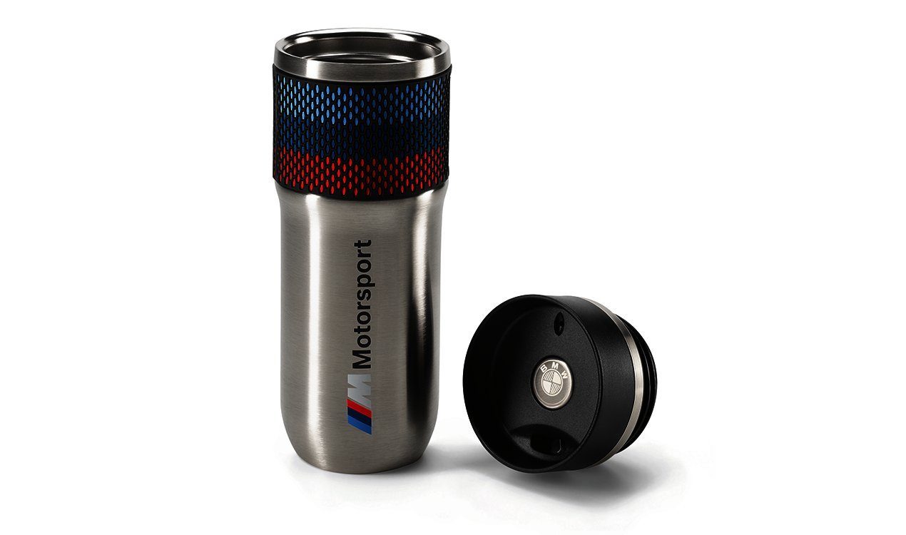 BMW Thermobecher BMW M Motorsport Thermobecher Silikonring Designstreifen 80235A0A719, 1-tlg.