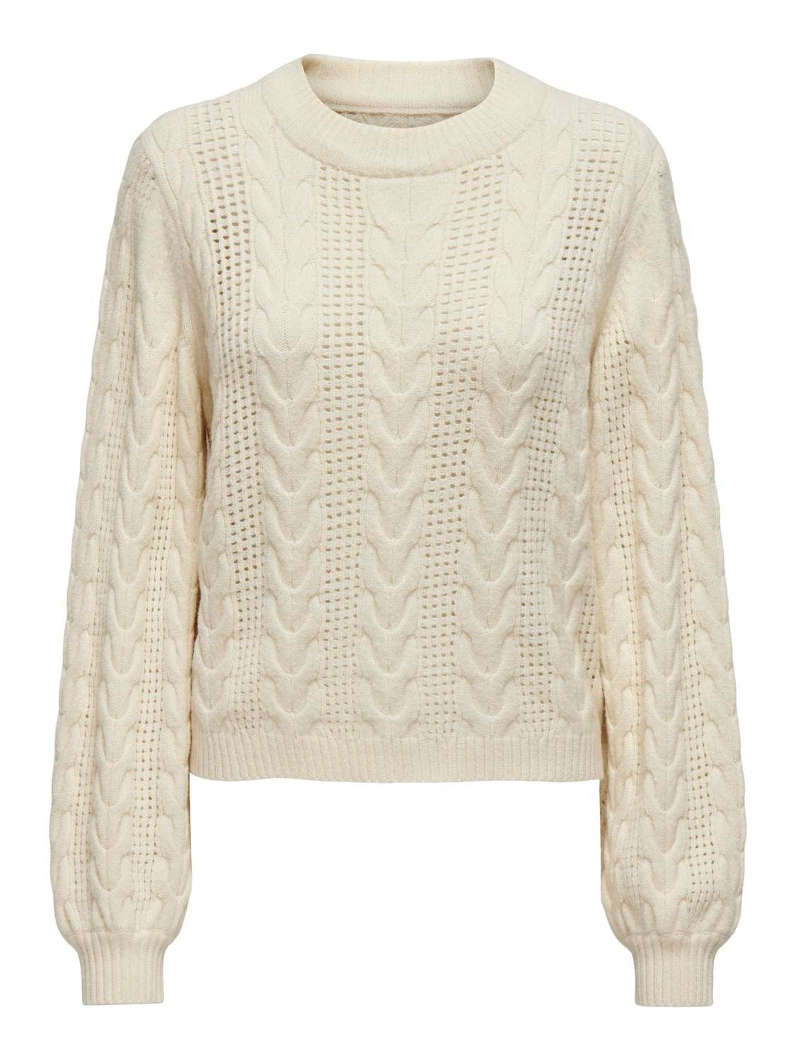 Rundhalspullover ONLRUBINA LS CABLE O-NECK KNT NOOS