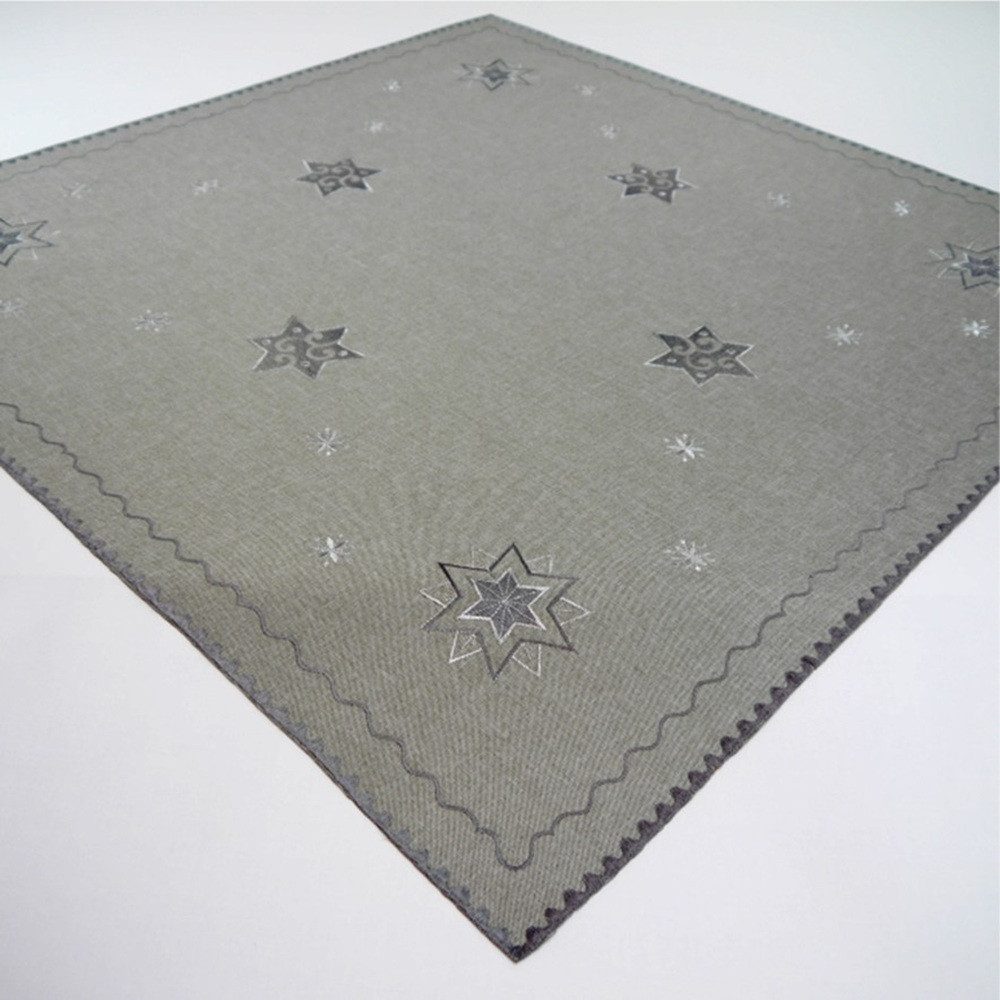 Stoffschmiede Tischdecke / Weihnachten / Mitteldecke / 85x85cm / TW-3227-GR günstig online kaufen