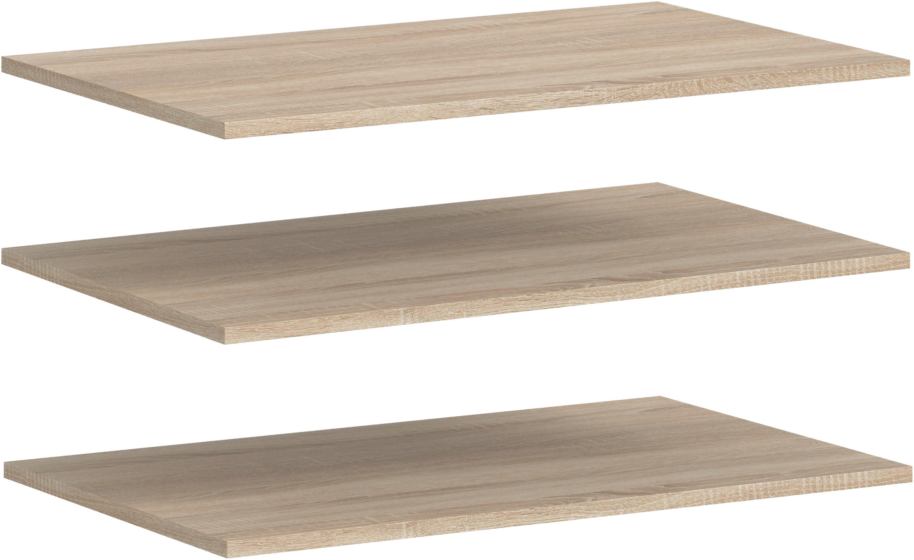 Home affaire Einlegeboden SKARDE, 3er Set, Breite 77cm (3 St., passend für den Wäscheschrank SKARDE Art. 88468546, 49814063, 79512921), in verschiedenen Farben erhältlich, Fachböden, Böden, E-Böden,Bodenset