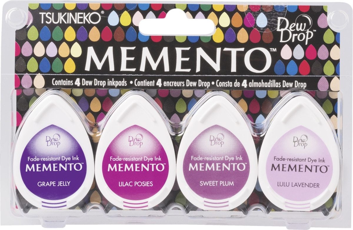 Knorr Prandell Stempel Stempelkissenset Memento Dew Drop Juicy Purples