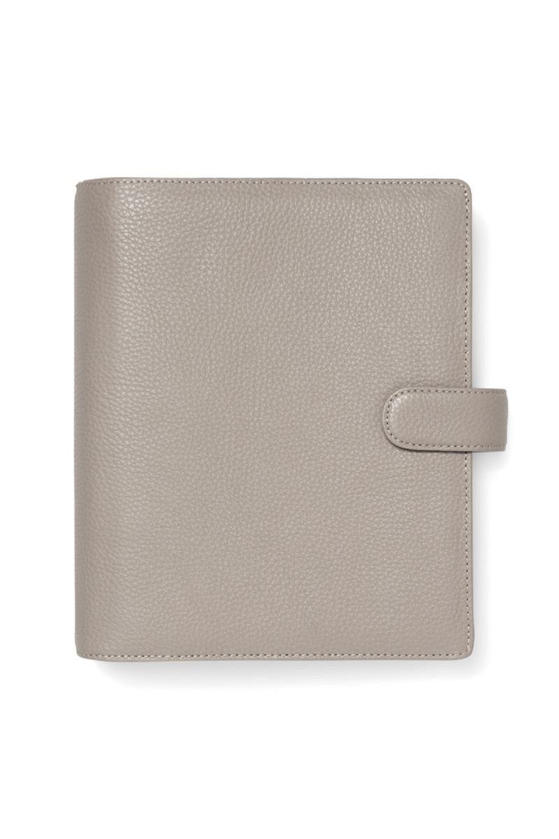 Filofax Terminplaner Norfolk A5 Organiser Taupe, Leder