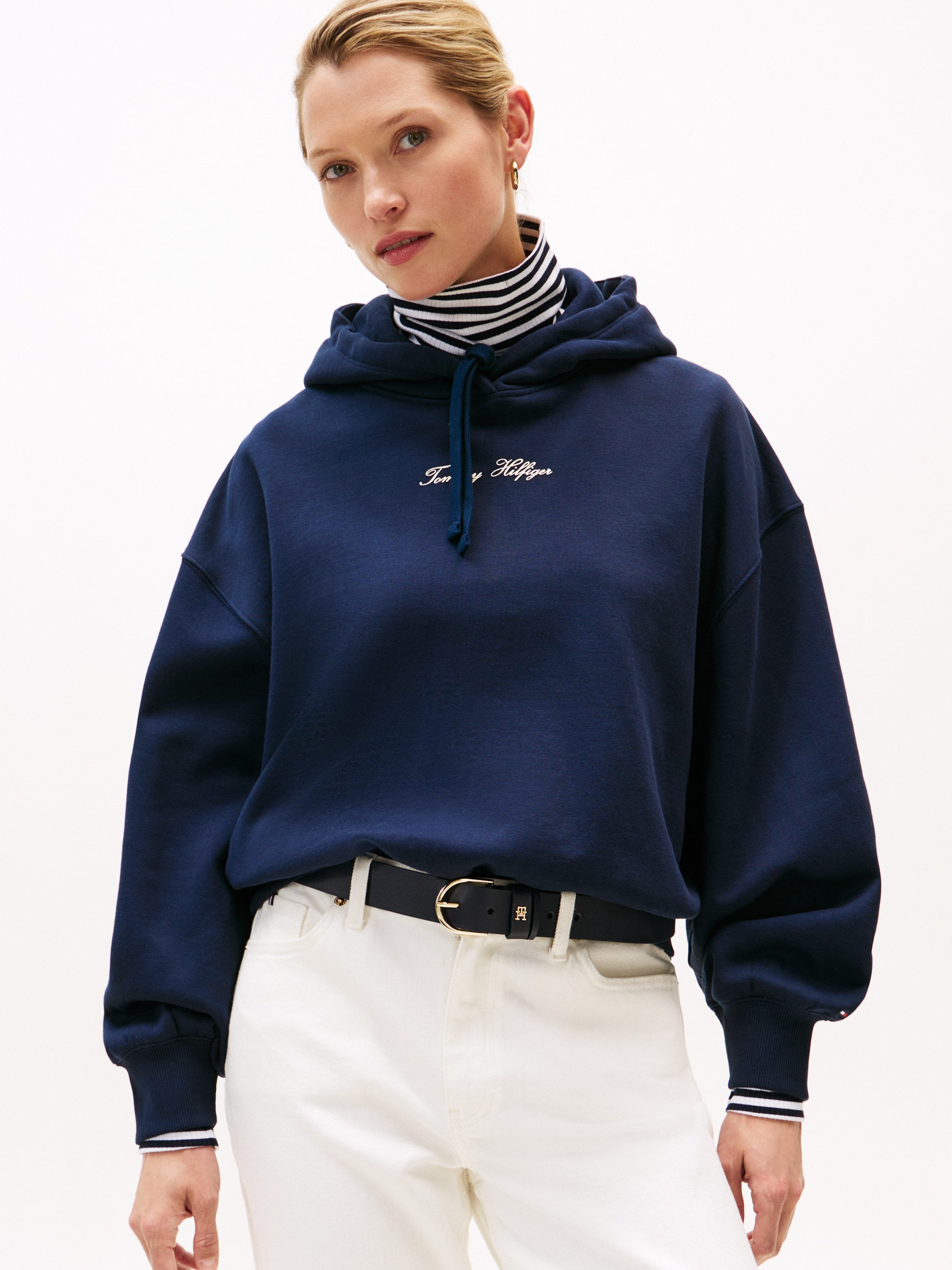 Tommy Hilfiger Kapuzensweatshirt CLASSIC SCRIPT FLEECE günstig online kaufen