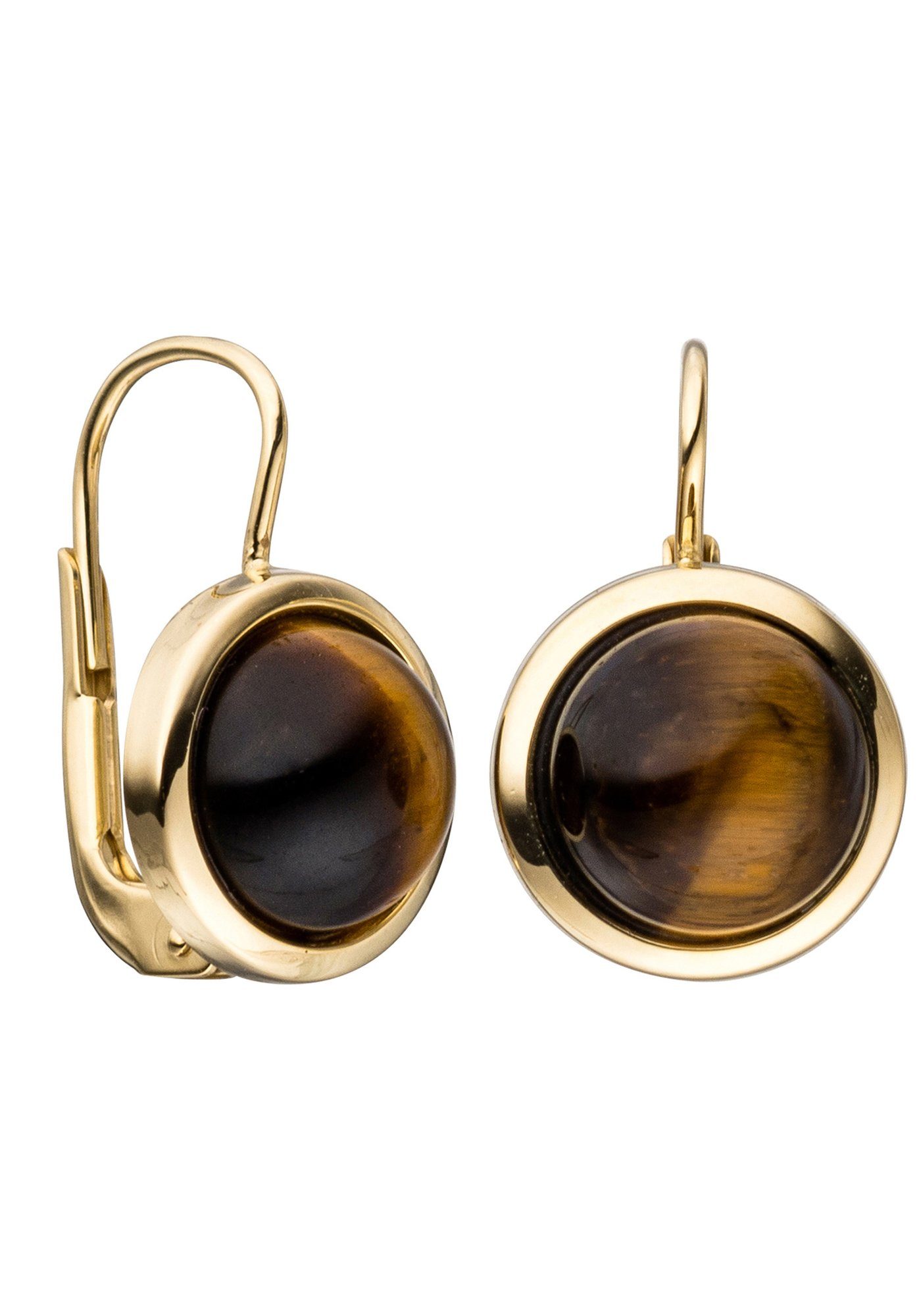 JOBO Paar Ohrhänger »Ohrringe mit Tigerauge«, rund 333 Gold online kaufen |  OTTO