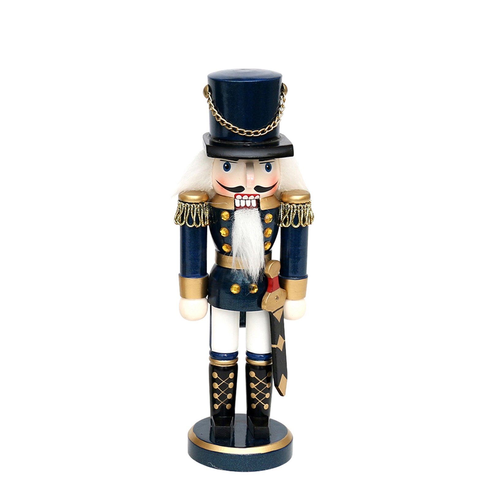 SIGRO Weihnachtsfigur Weihnachts-Nussknacker klein Soldat (Stück, 1 St), Weihnachtsfigur Blau