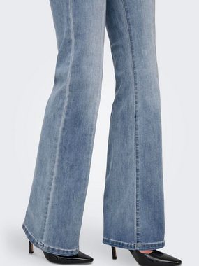 ONLY Bootcut-Jeans ONLWAUW MID FLARED ZIP CUT DNM