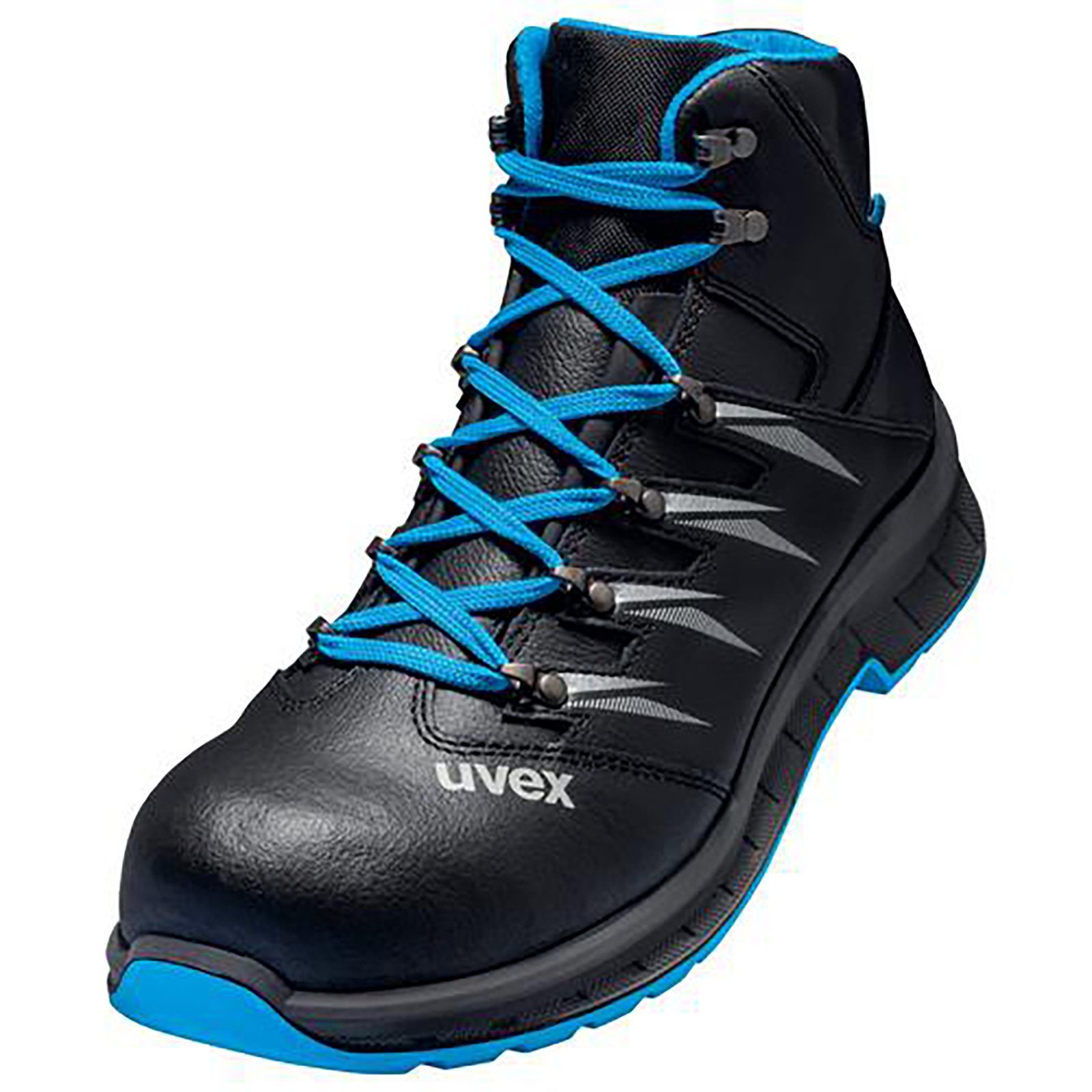 Uvex 2 trend Stiefel S2 blau, schwarz Weite 10 Sicherheitsstiefel