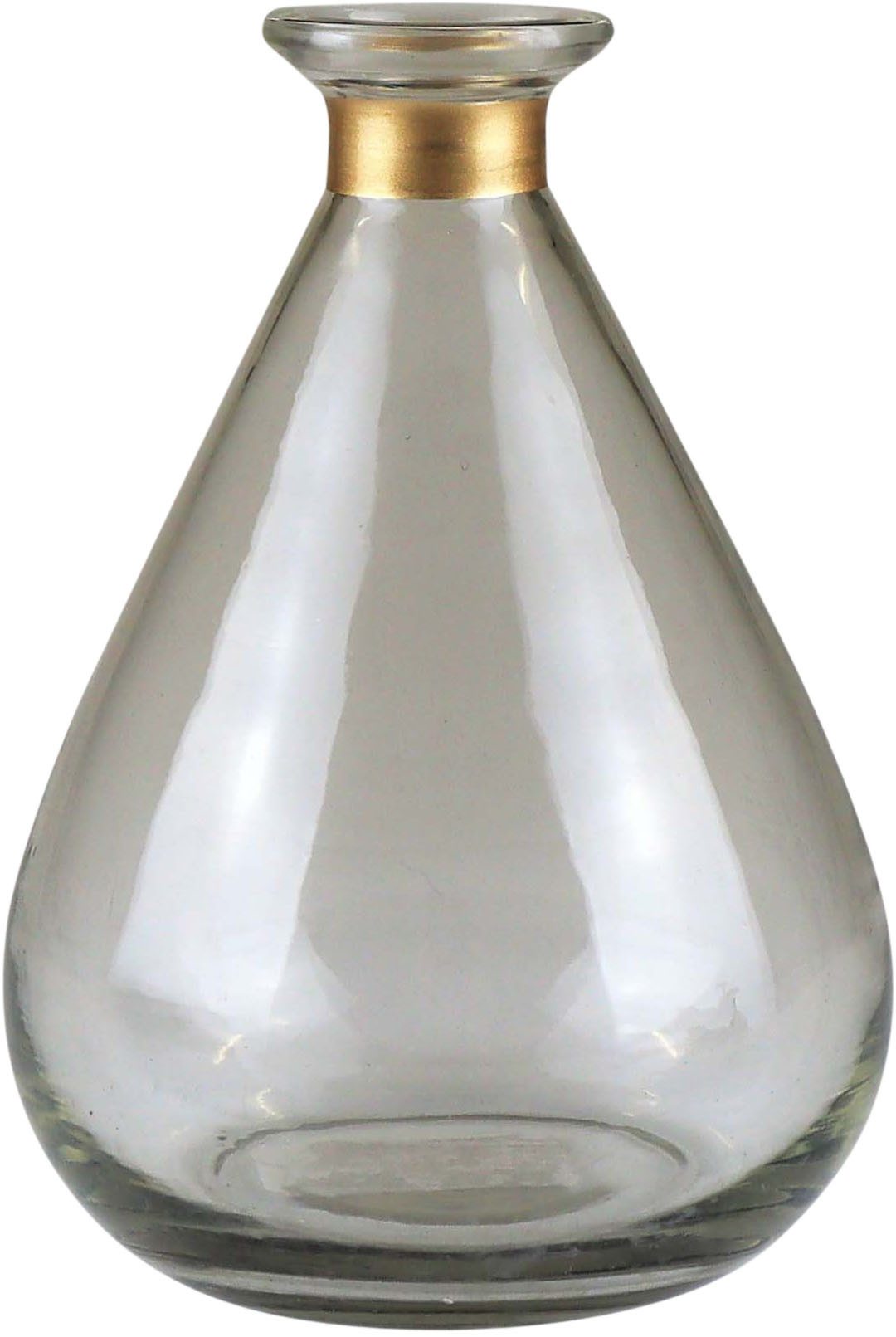 Dekovase in klarem Design