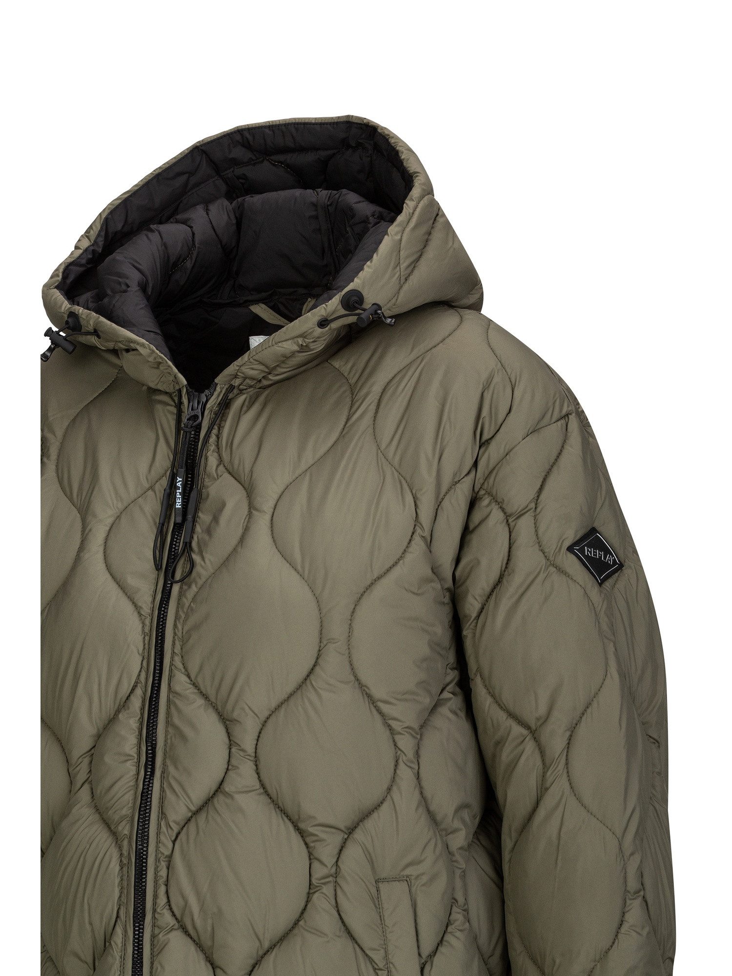 Replay Parka Fine Dull Poly