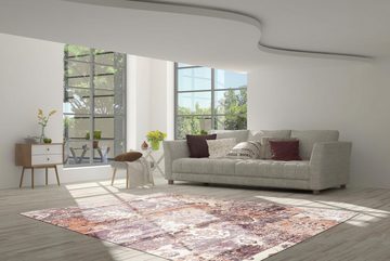 Teppich Emin 900, calo-deluxe, rechteckig, Höhe: 10 mm, reine Baumwolle, Wohnzimmer