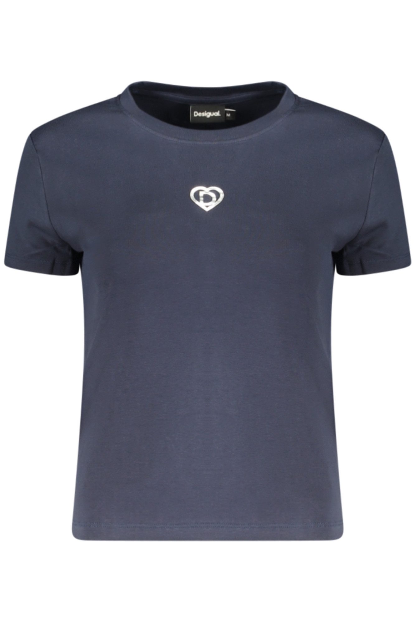Desigual T-Shirt Stylisches Damen T-Shirt: Kurzarm, Blau