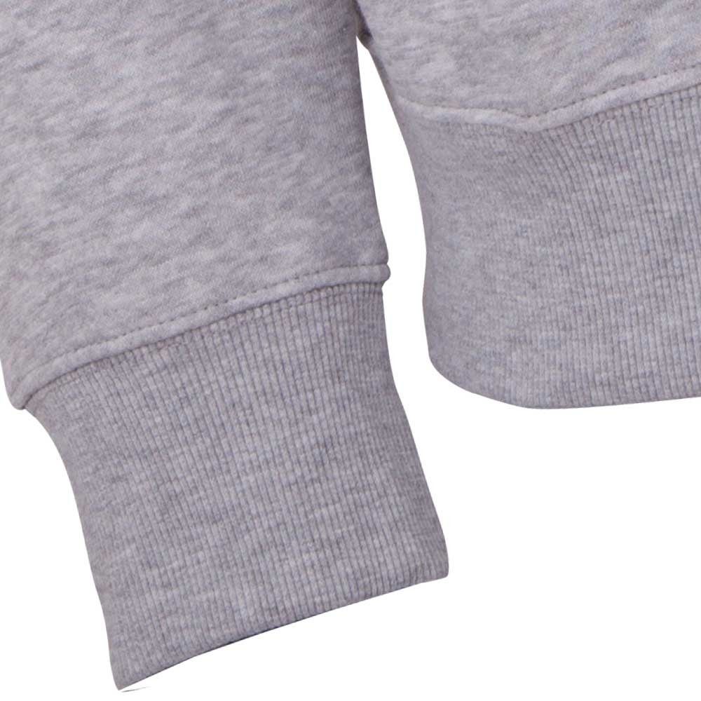 mit angesagtem Sweatshirt Rundhalsausschnitt Kappa grey melange