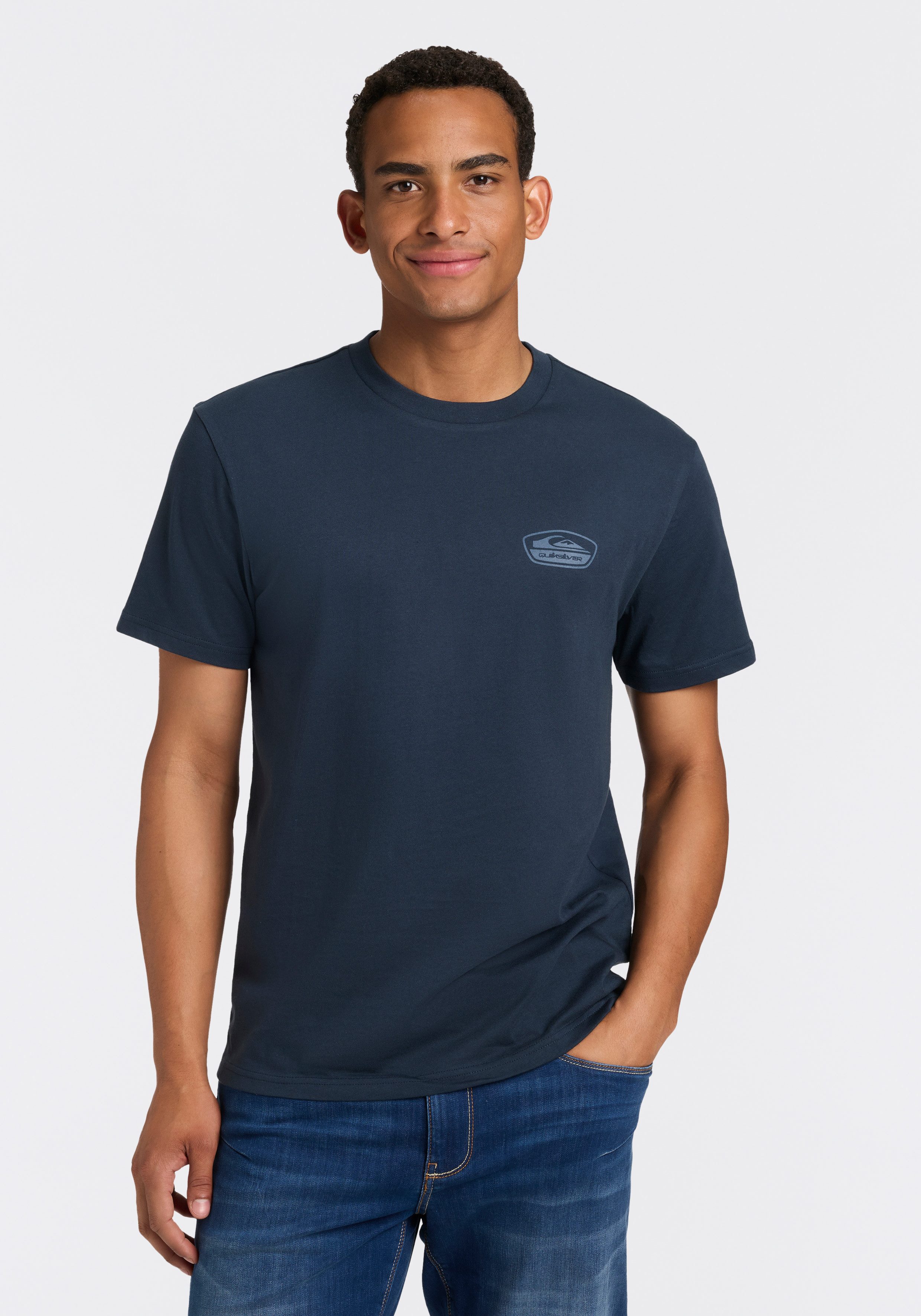 Quiksilver T-Shirt MINIDISCO 3PACK (3-tlg) 3er-Pack, Kurzarm-Design, aus Baumwolle, auch in großen Größen