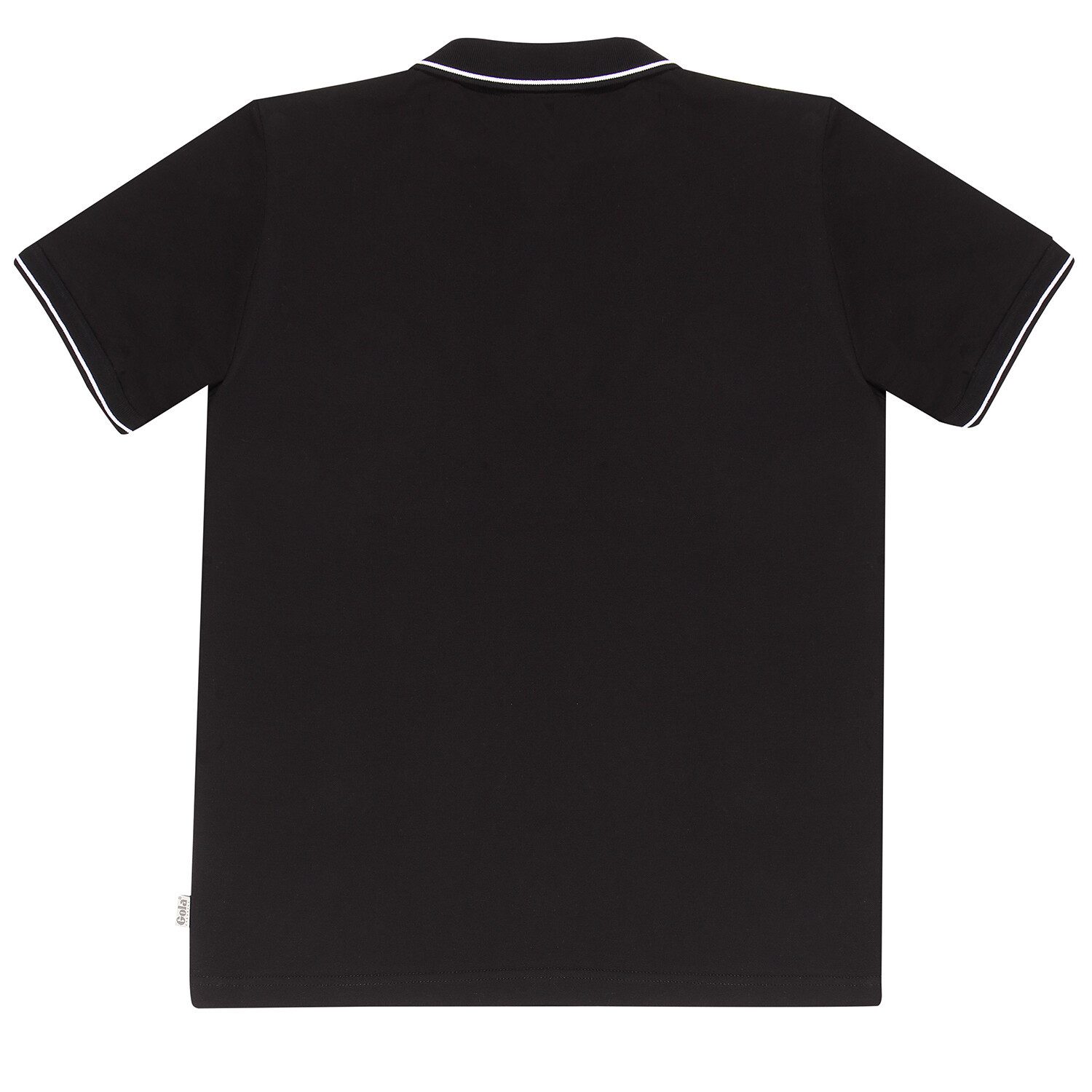 Gola Poloshirt Logo Print (100% Baumwolle) schwarz Herren