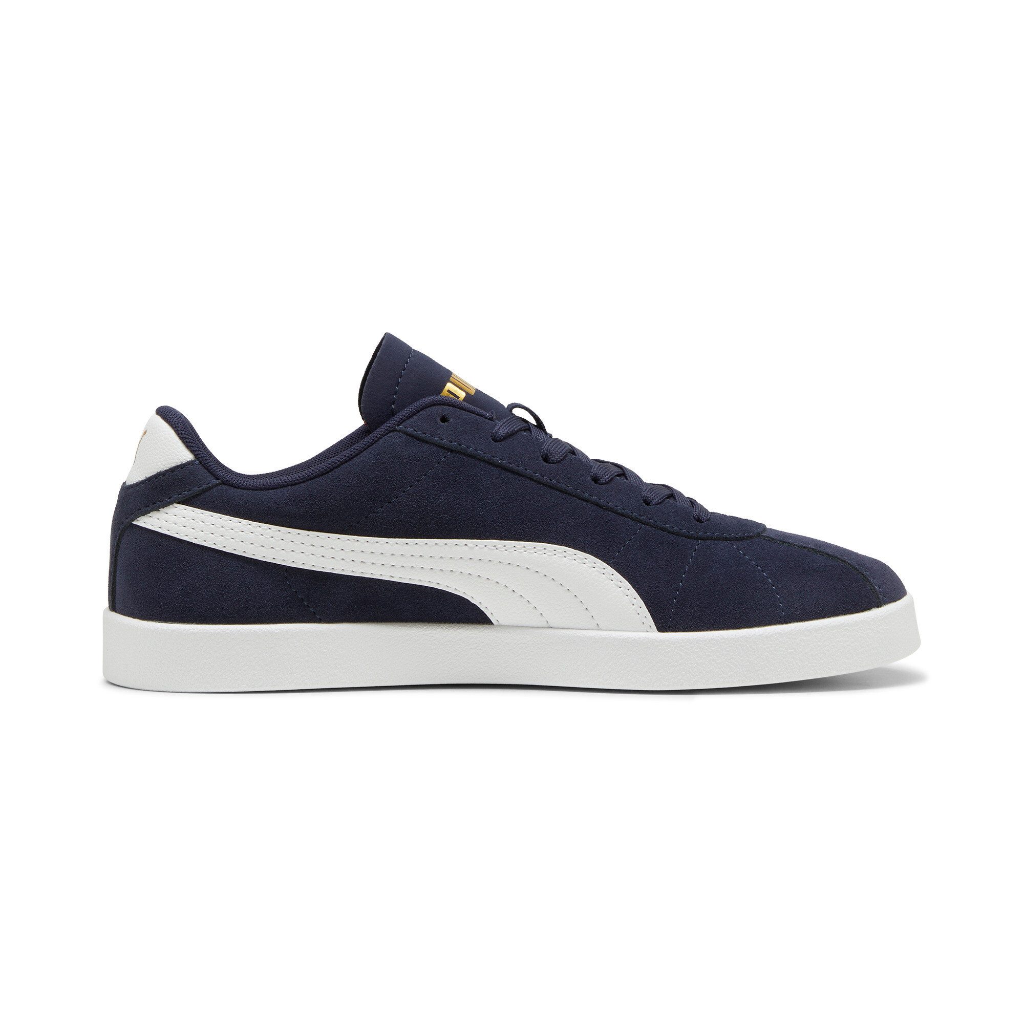 PUMA CLUB II Sneaker aus Leder, mit Schnürverschluss, mit profiliertem Laufsohlenprofil