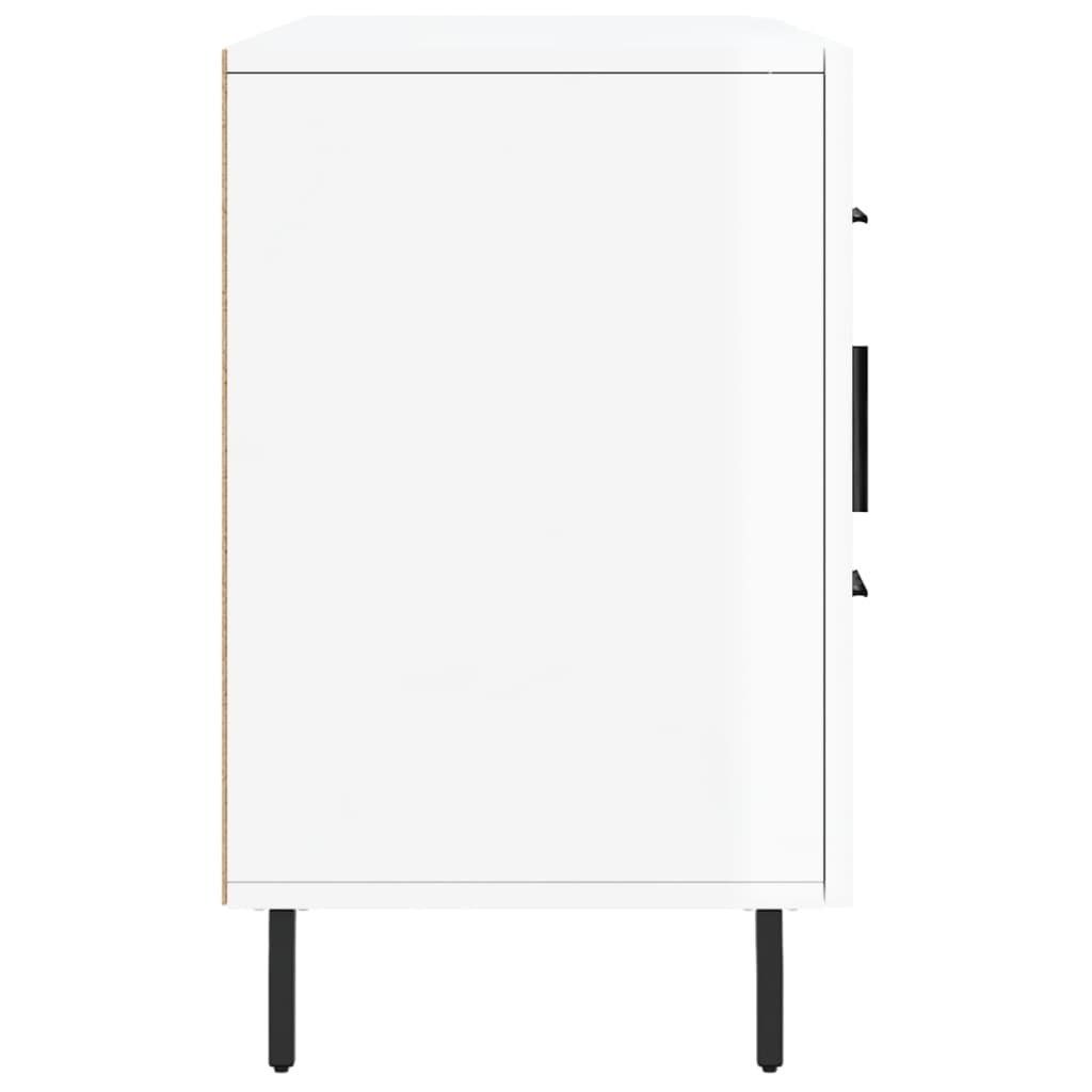 Hochglanz-Weiß Sideboard (1 Holzwerkstoff Sideboard 100x36x60 St) cm vidaXL